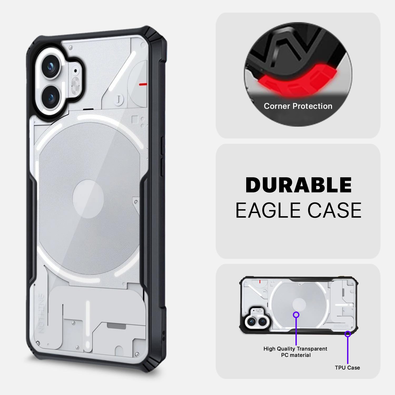 Pikkme Nothing Phone 2 black mobile cover – photo 5