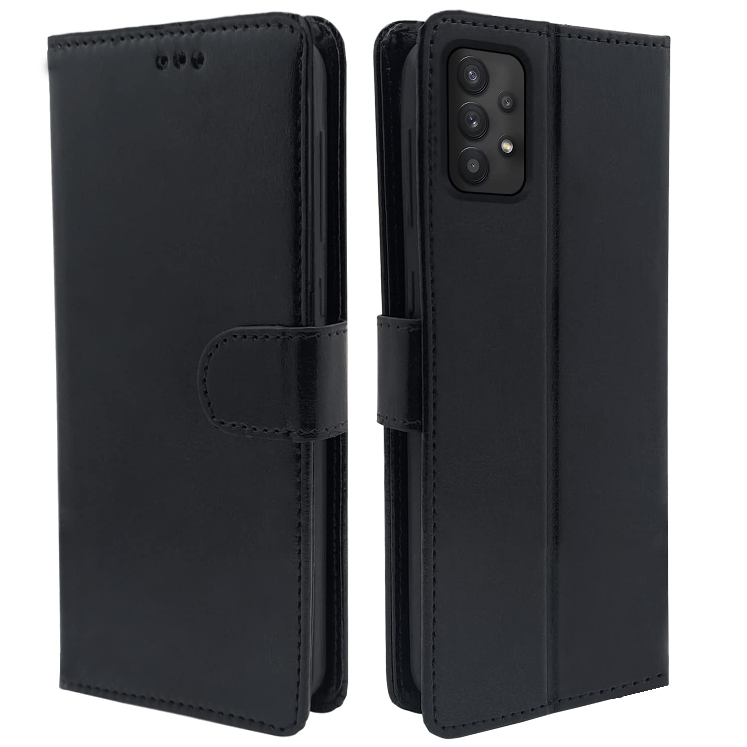 Samsung Galaxy A33 5G Vintage Flip Cover - Black