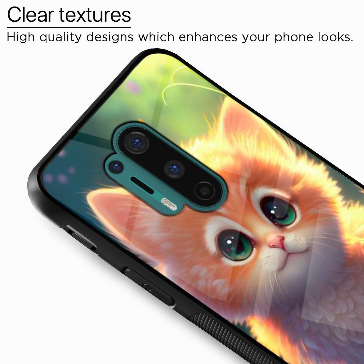 OnePlus 8 Pro Cat mobile back cover by Pikkme – photo 4