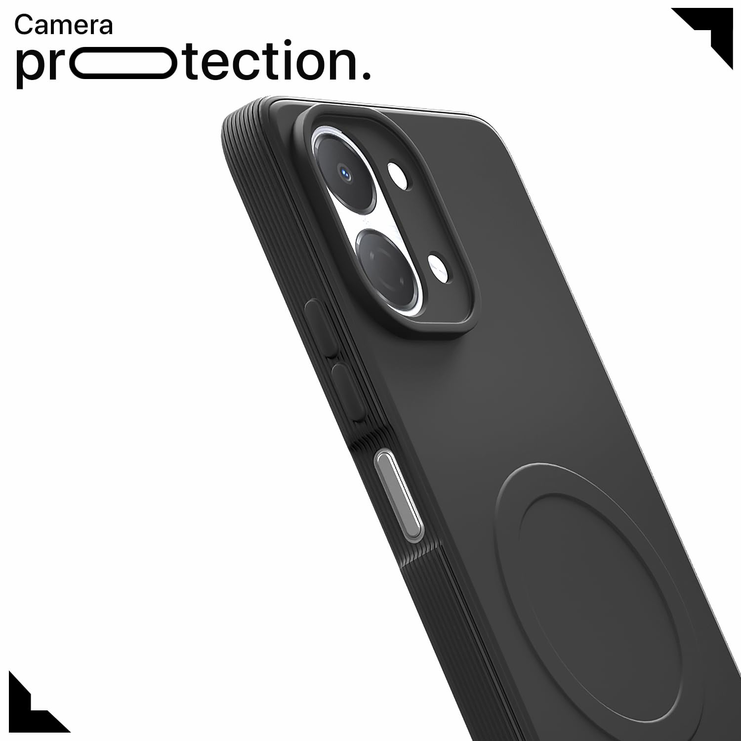 Black MagSafe back cover for Tecno Spark Go 3 – Pikkme – photo 5