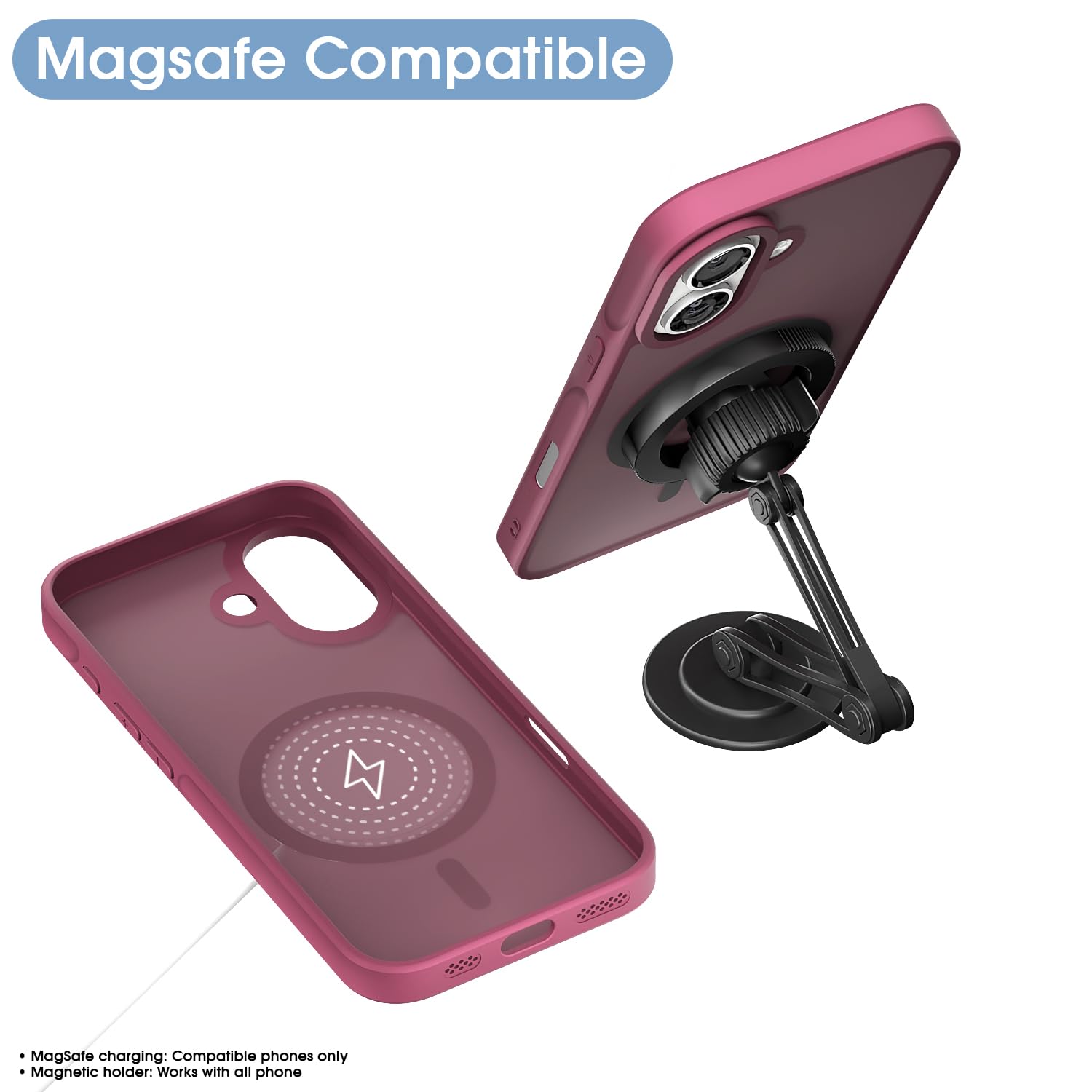 iPhone 17 MagSafe back cover in cherry by Pikkme – photo 7