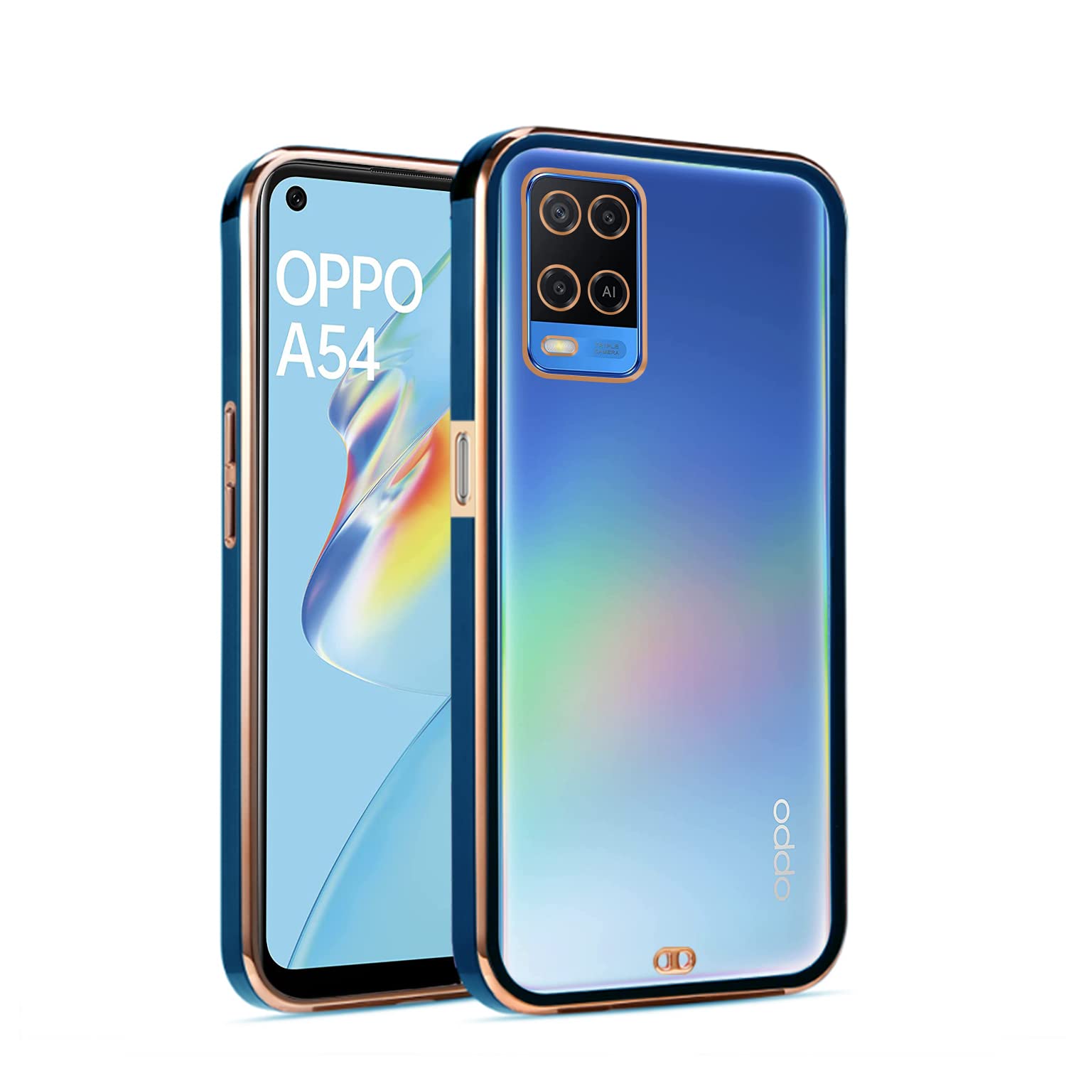 Blue mobile cover for Oppo A54 – Pikkme