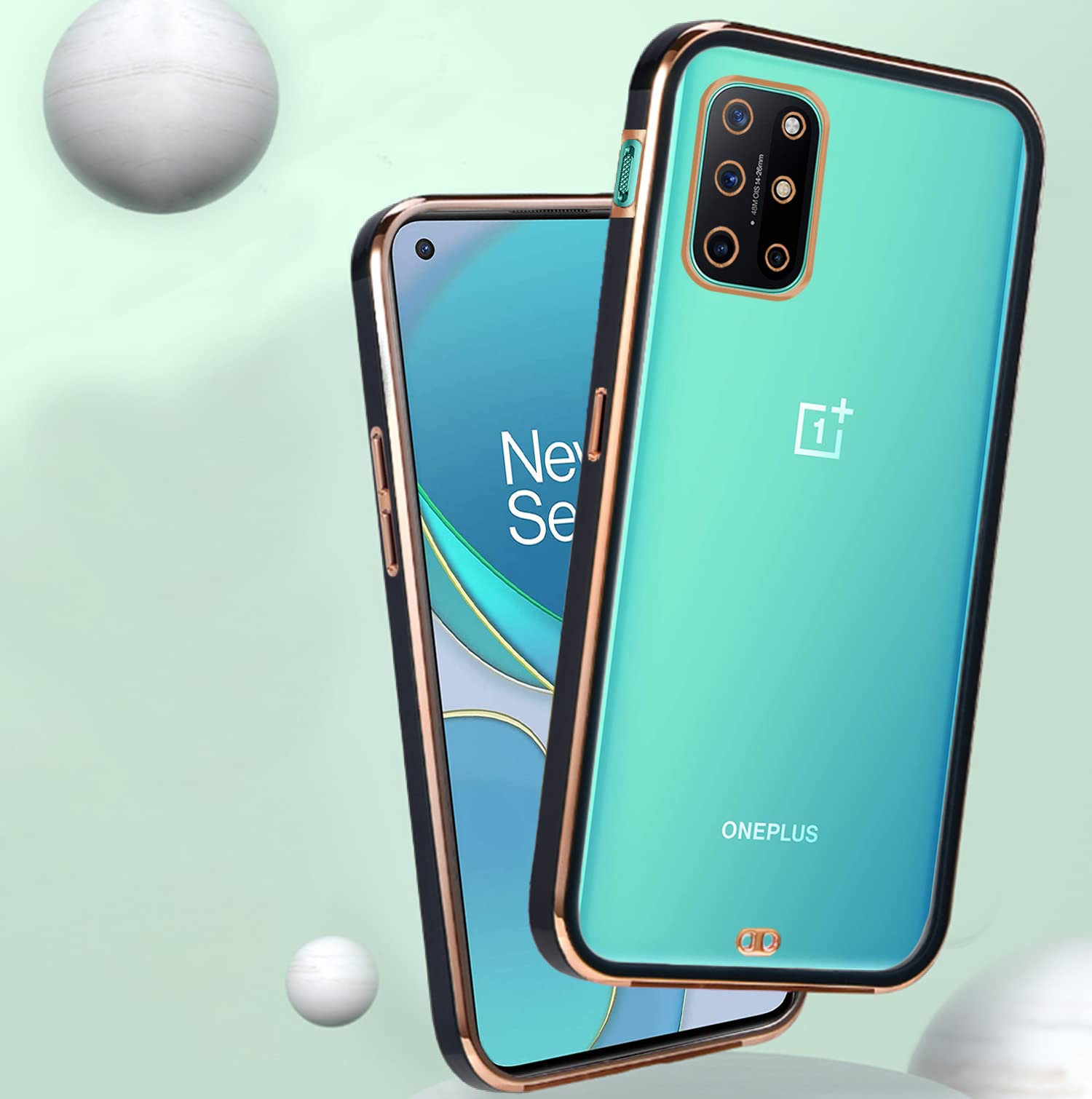 Pikkme black Chrome mobile back cover for OnePlus 8T – photo 4