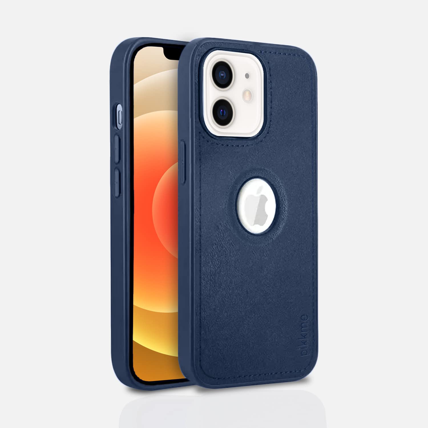 Pikkme blue mobile back cover for iPhone 12