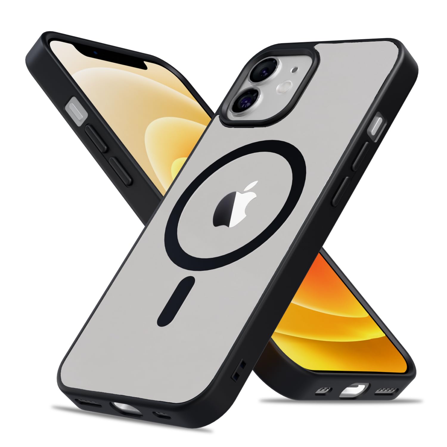 iPhone 12 Carbon mobile cover in black by Pikkme