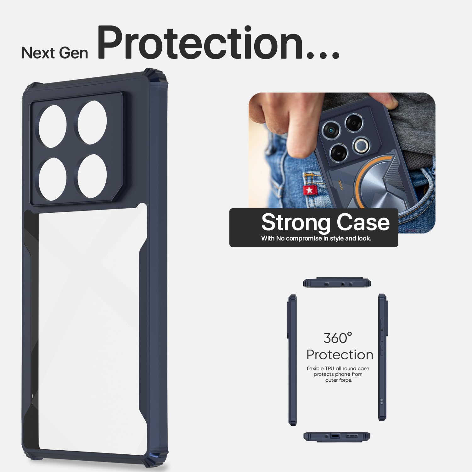 Infinix GT 20 Pro 5G phone cover in blue by Pikkme – photo 6
