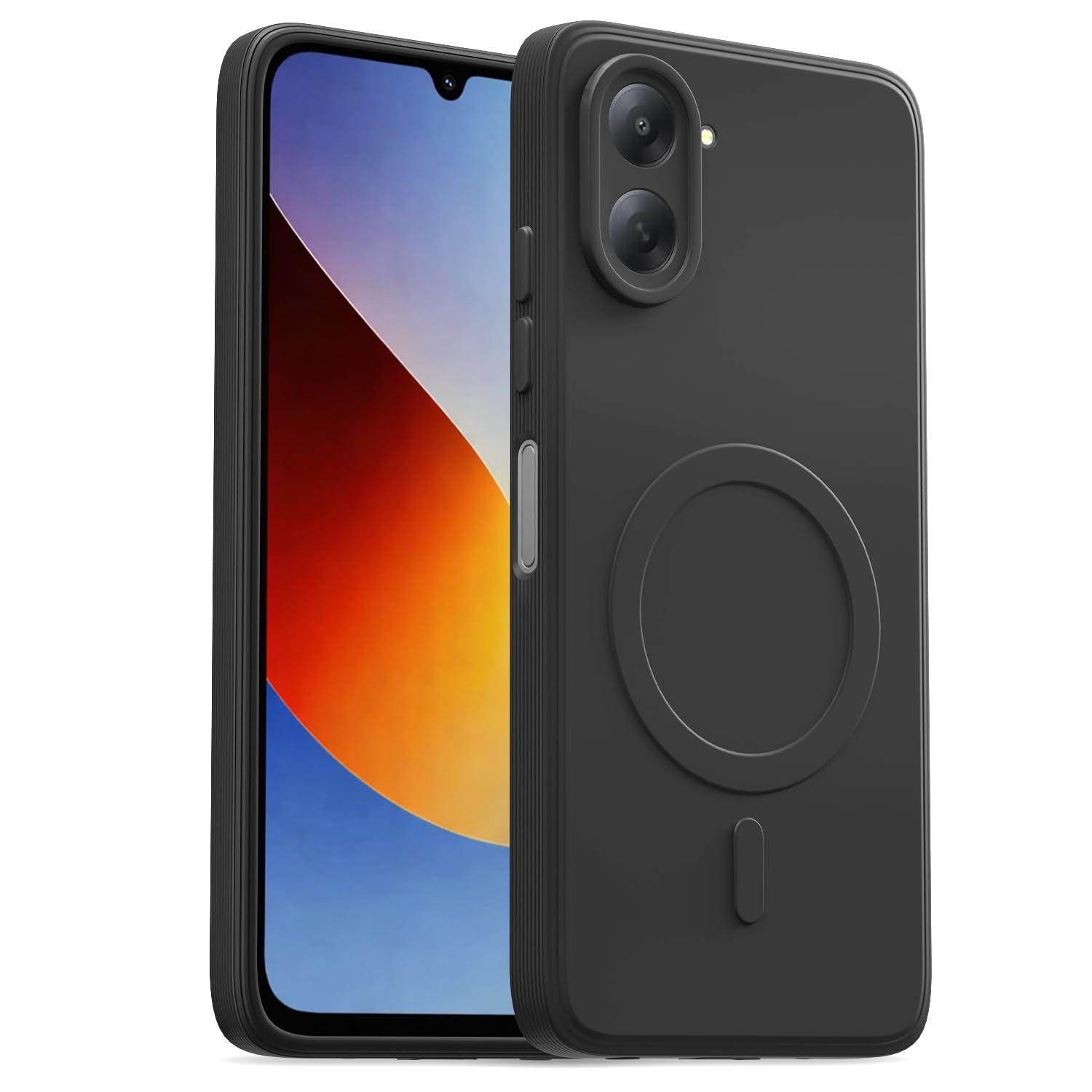 Pikkme black mobile cover for Redmi A7