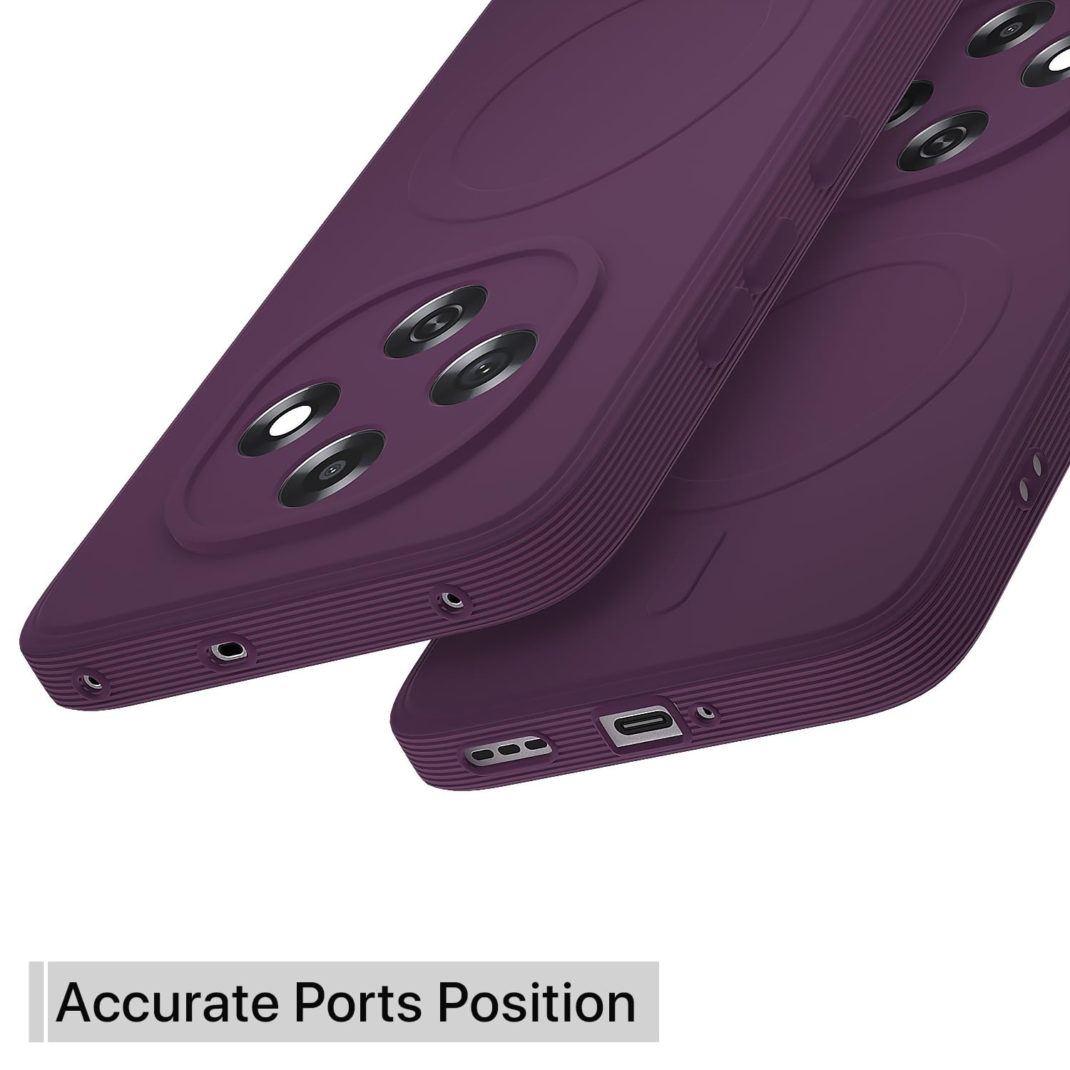 Oppo F31 Pro 5G mobile back cover in purple by Pikkme – photo 4