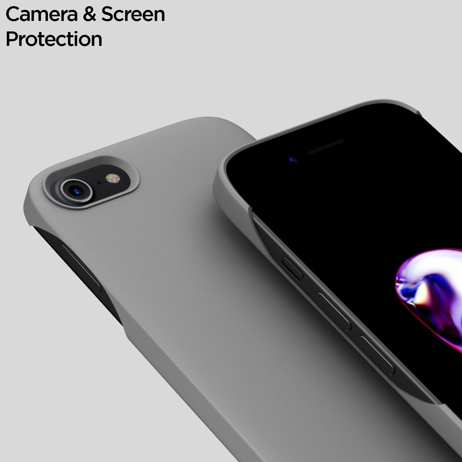 Pikkme iPhone 7/8 / SE 2020 SideCut Back Cover (Grey)