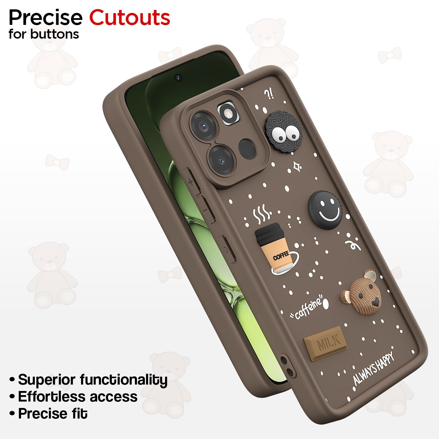 Pikkme OnePlus Nord 6 5G/3D brown back cover – photo 6
