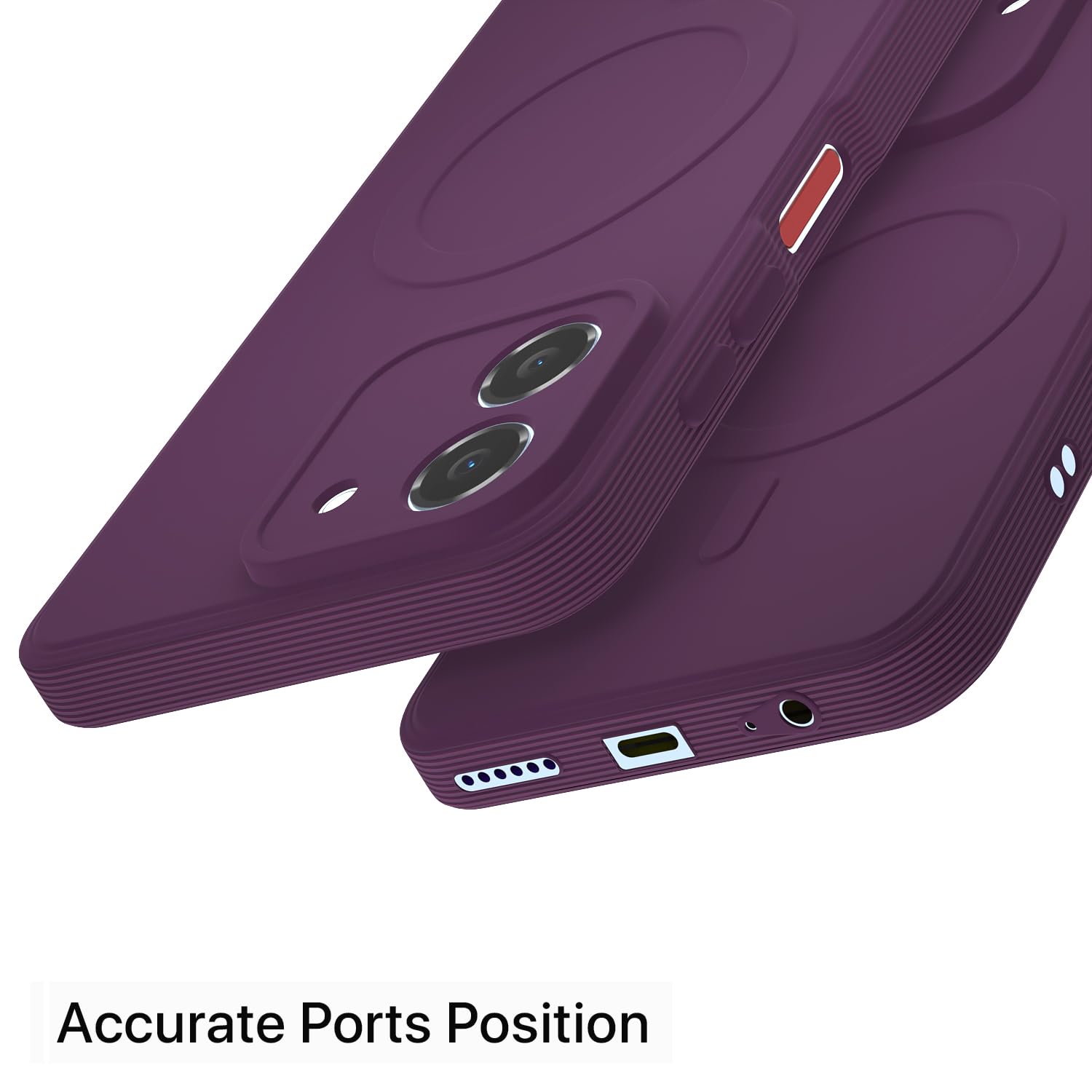 Purple MagSafe mobile cover for Ai+ Pulse 2 – Pikkme – photo 4