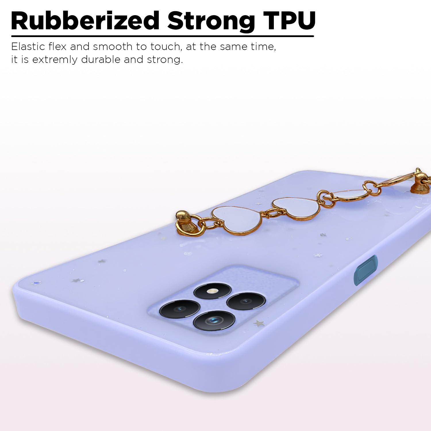 Realme Narzo 50/8i 4G Chain back cover in purple by Pikkme – photo 5