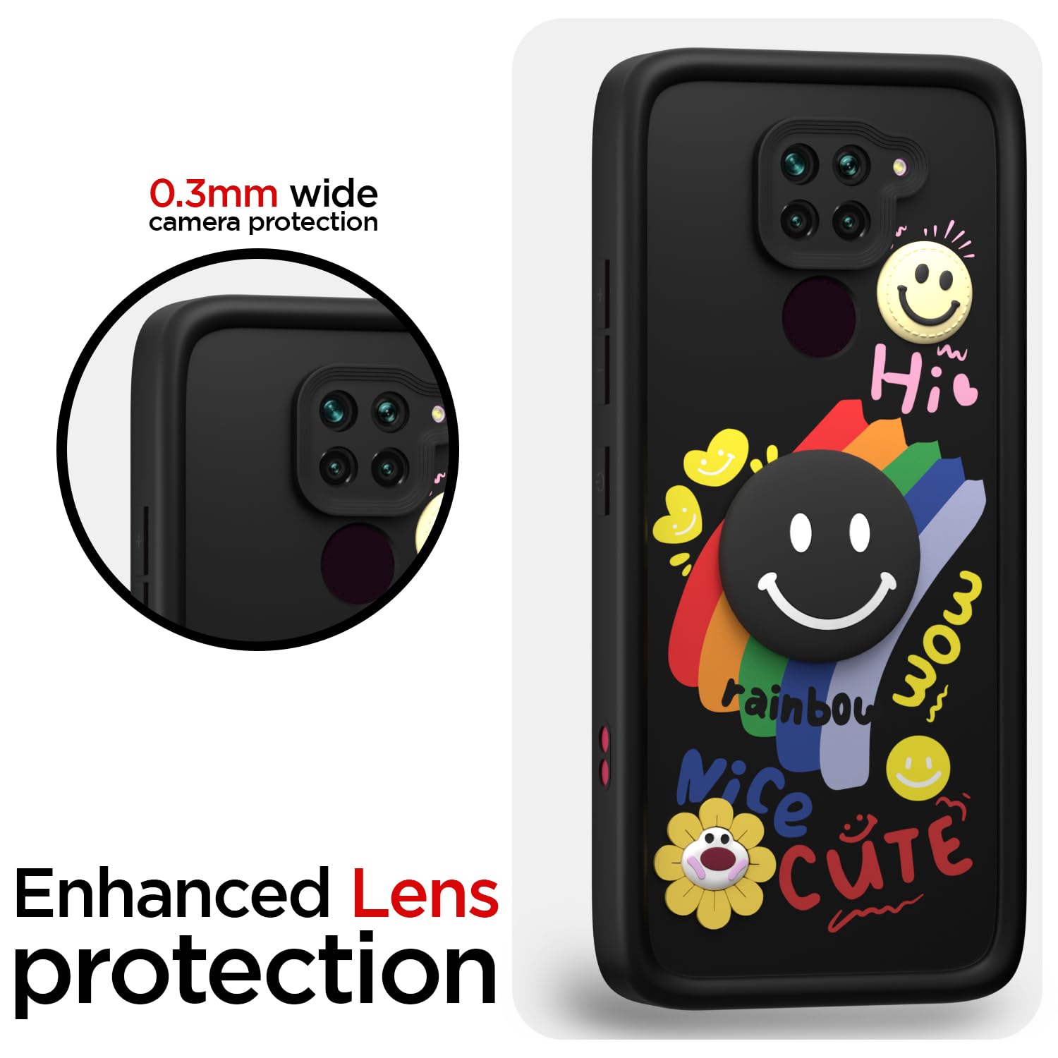 Pikkme Redmi Note 9 Soft Silicone black back cover – photo 5