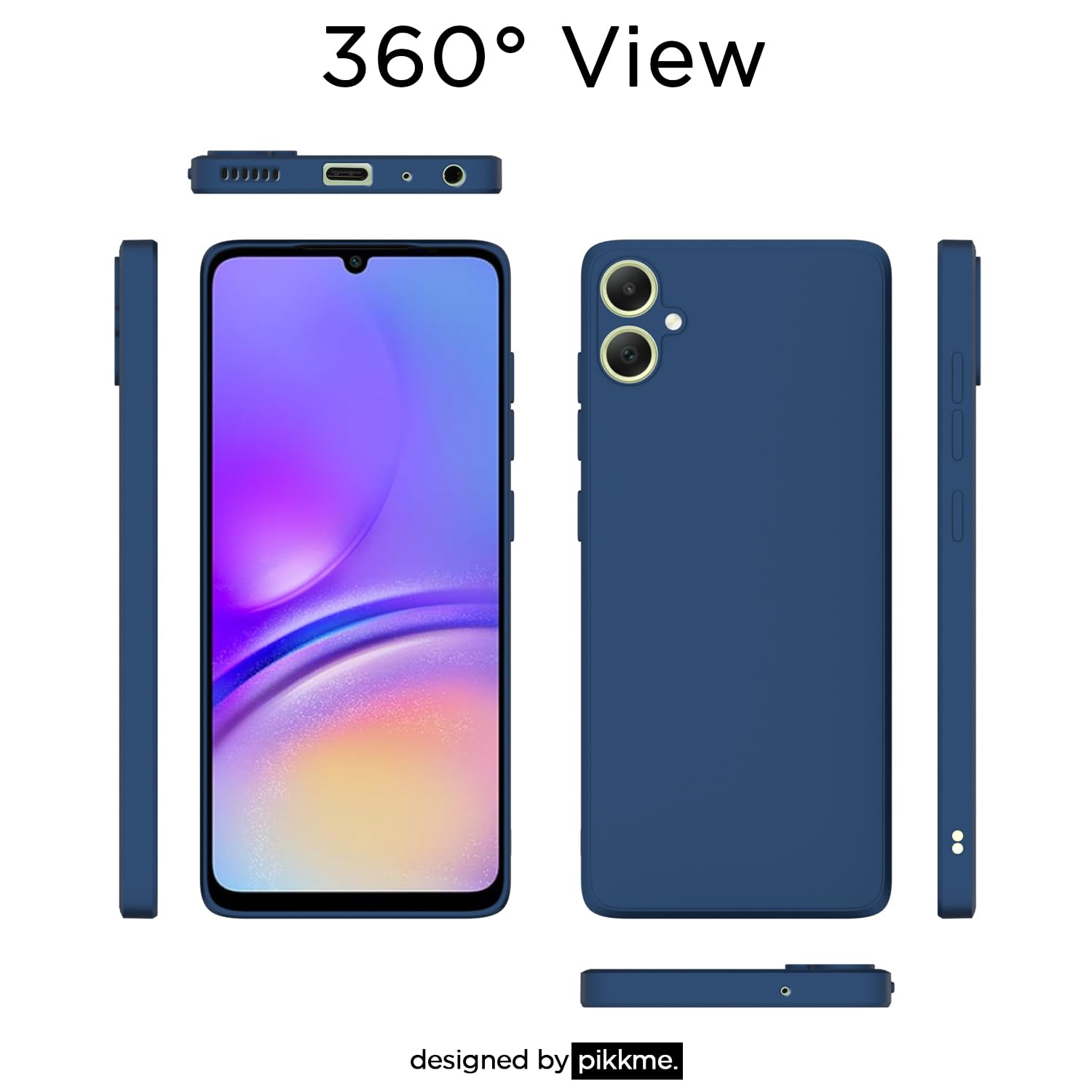 Pikkme Samsung A05/M05/F05 blue mobile cover – photo 2