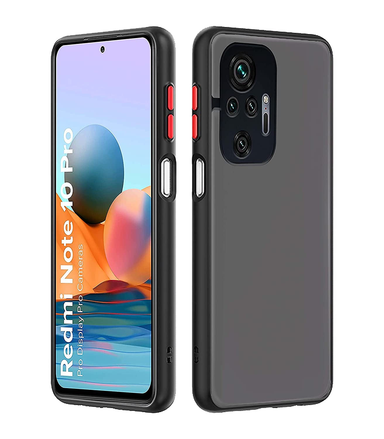 Pikkme black mobile cover for Redmi Note 10 Pro/Note 10 Pro Max