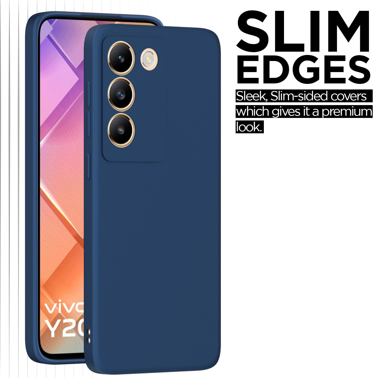 Pikkme Vivo T3/Y200e 5G Matte blue mobile back cover – photo 7