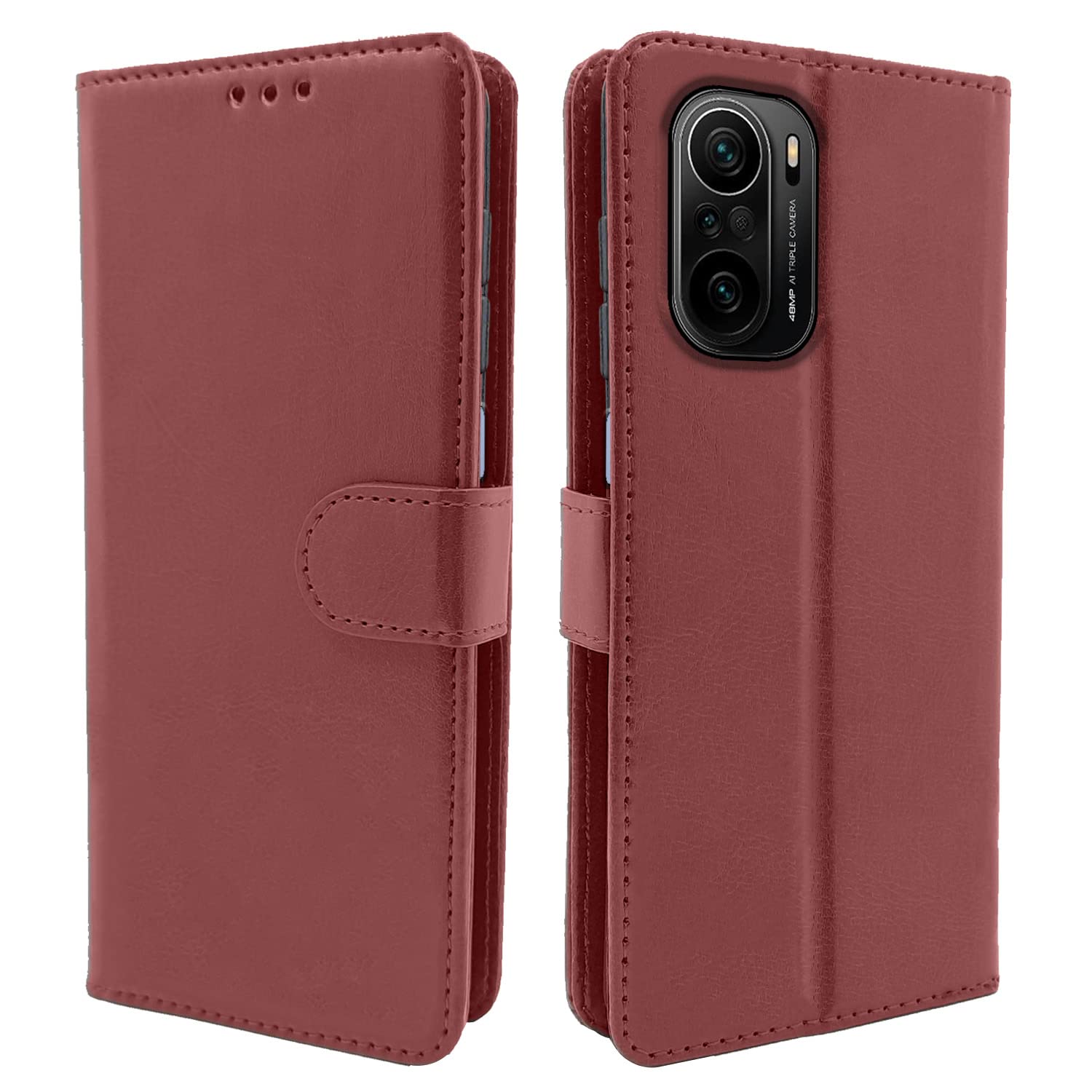 Mi 11x / Mi 11x Pro Vintage Flip Cover - Brown
