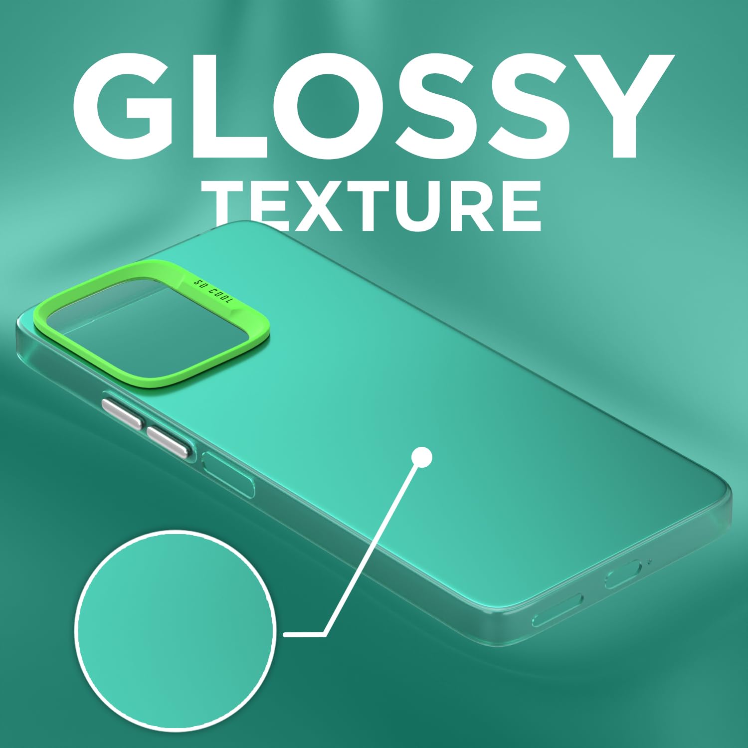 Pikkme Redmi 13C 5G So Cool Matte Finish Back Cover (Green)