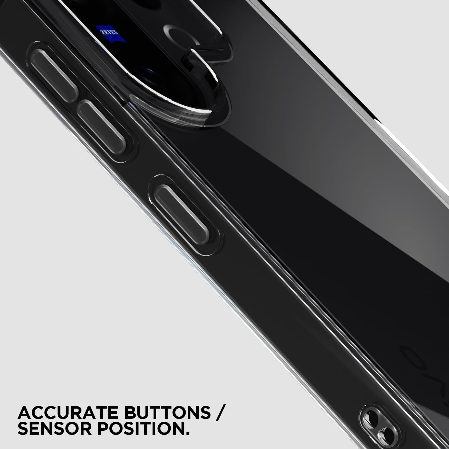Pikkme Vivo X200 FE 5G PC + TPU Crystal Clear Transparent Back Cover (Transparent)