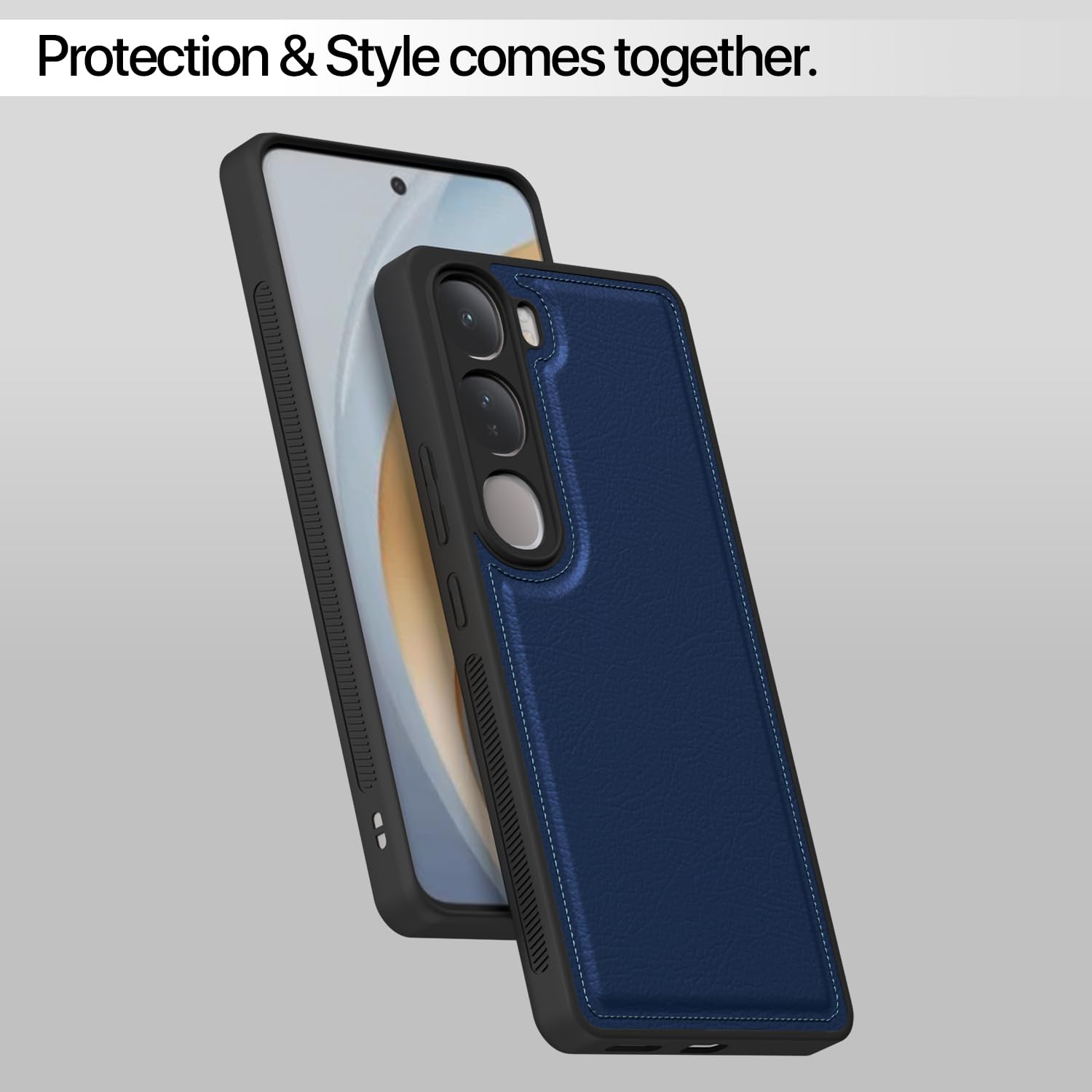 Vivo Y300/V40 Lite 5G back cover in blue by Pikkme – photo 7