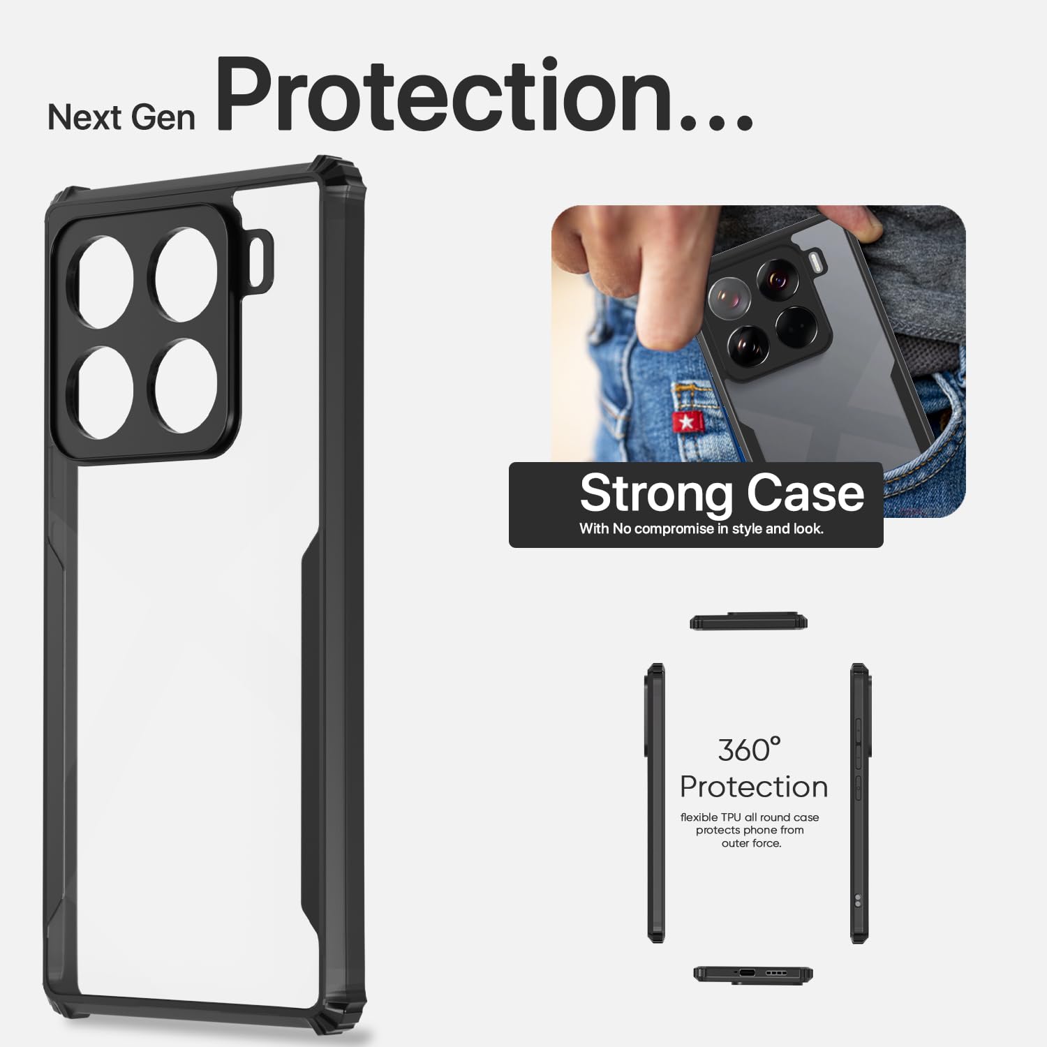 Xiaomi 15 Pro 5G mobile cover in black by Pikkme – photo 7