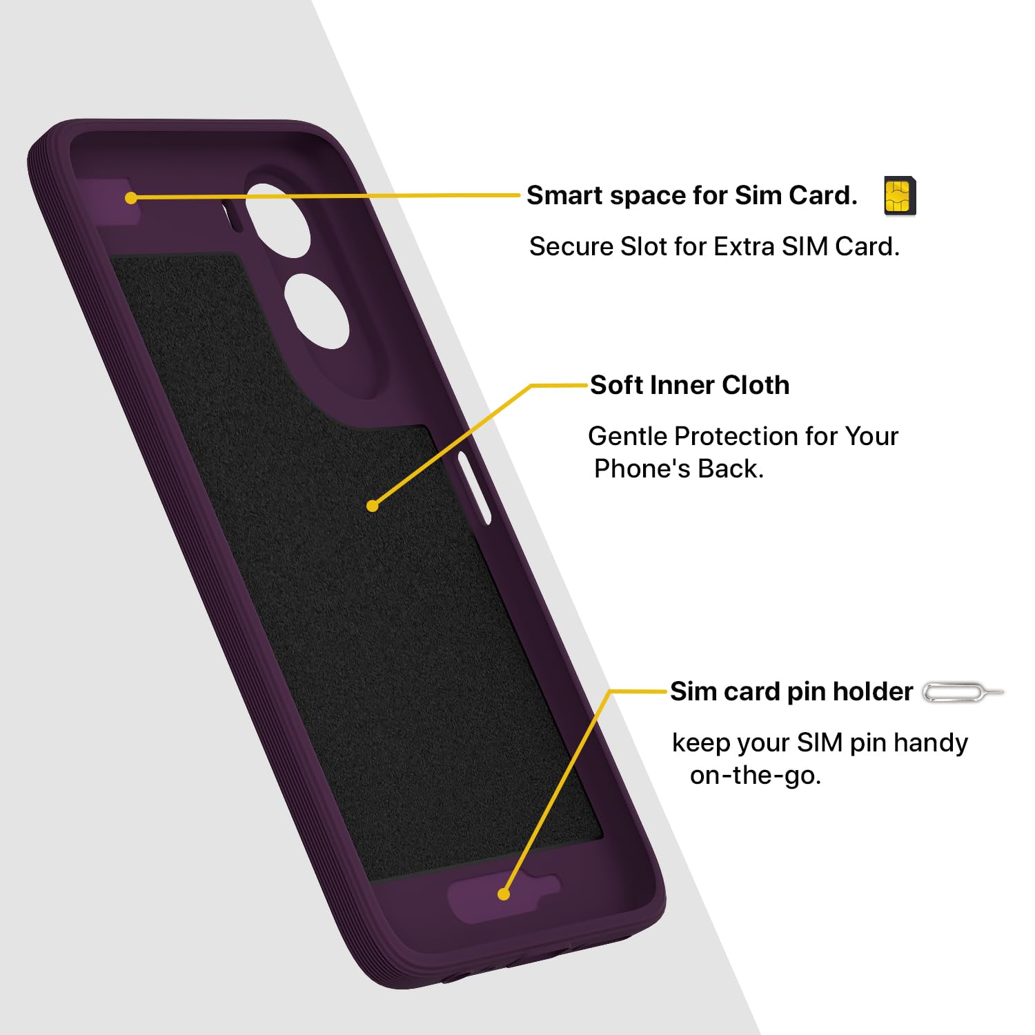 Redmi A7 Pro/Poco C85x 5G phone cover in purple by Pikkme – photo 6