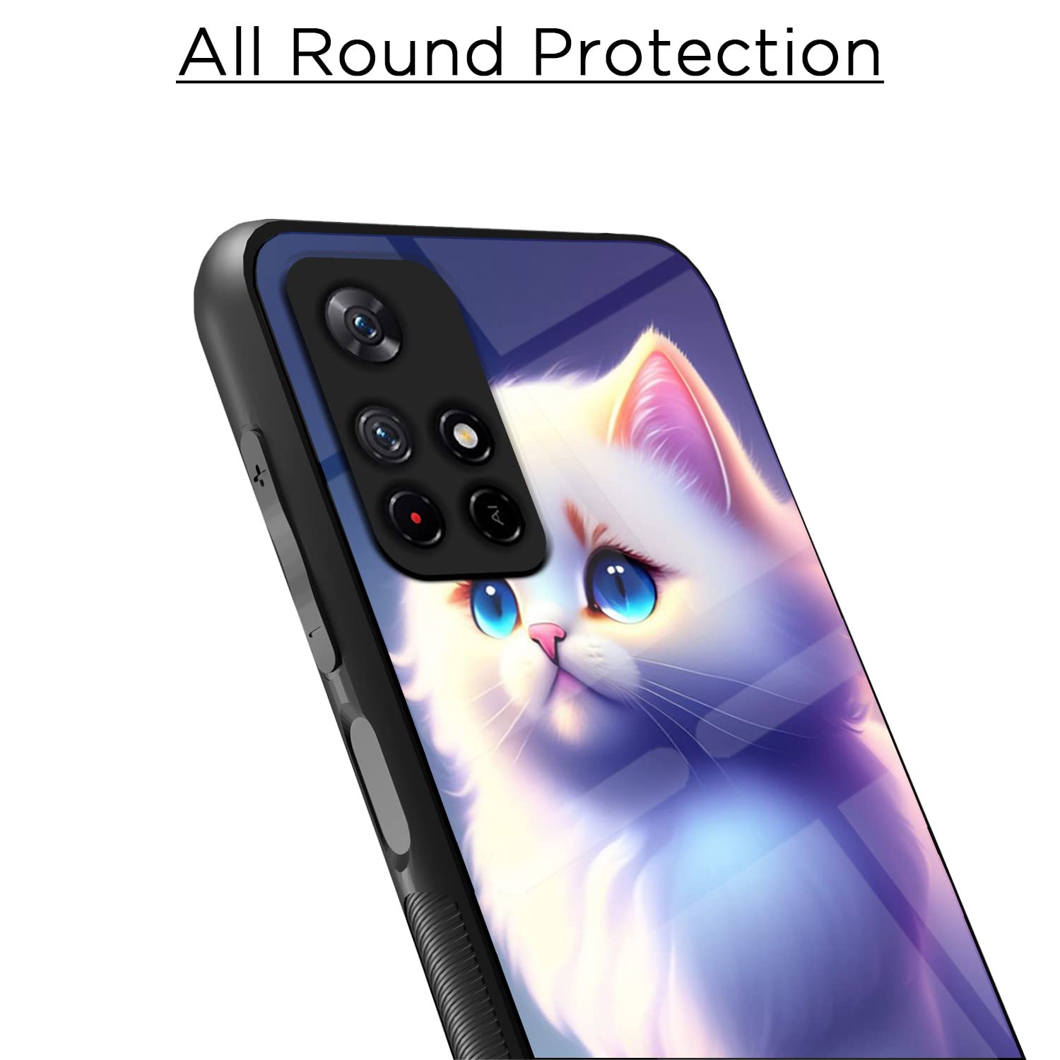 Redmi Note 11T/Poco M4 Pro 5G Cat mobile cover by Pikkme – photo 7