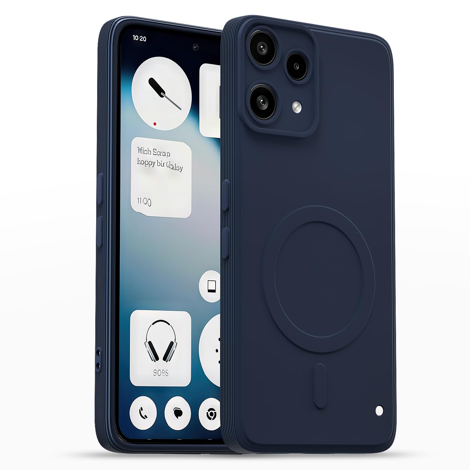 Blue MagSafe mobile back cover for Nothing Phone 3a Lite 5G – Pikkme