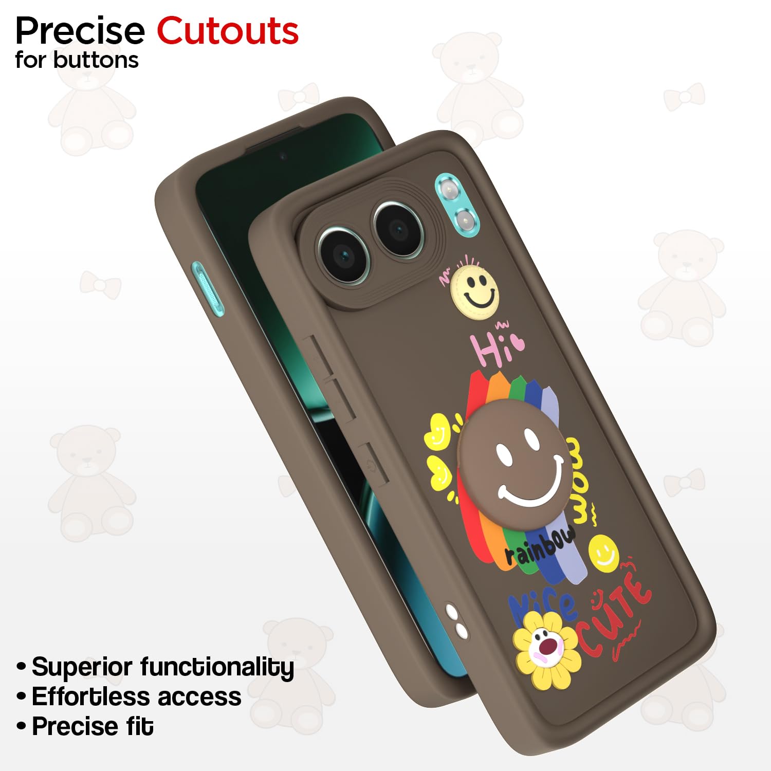 Pikkme OnePlus Nord 4 5G brown back cover – photo 6