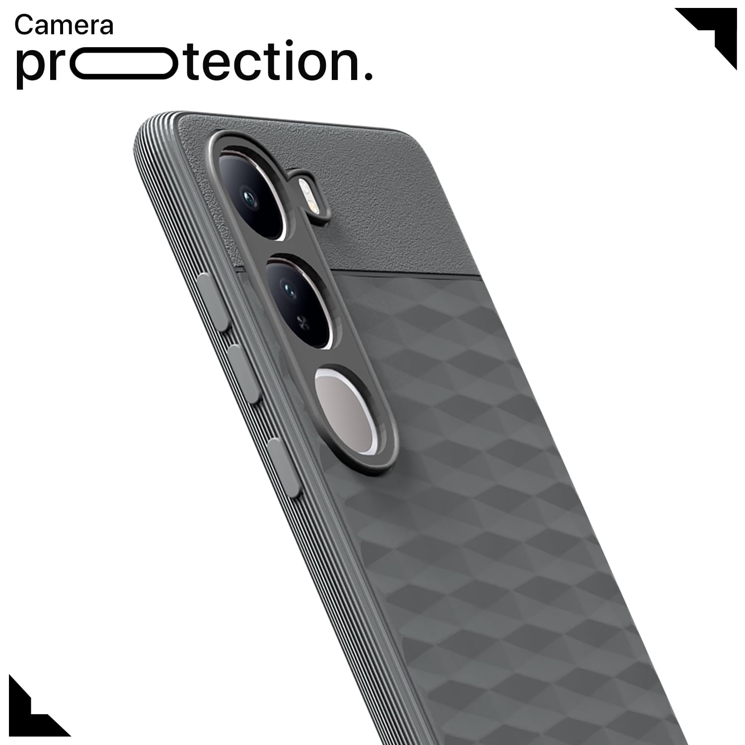 Pikkme Vivo Y300 5G Gencase Back Cover (Grey)
