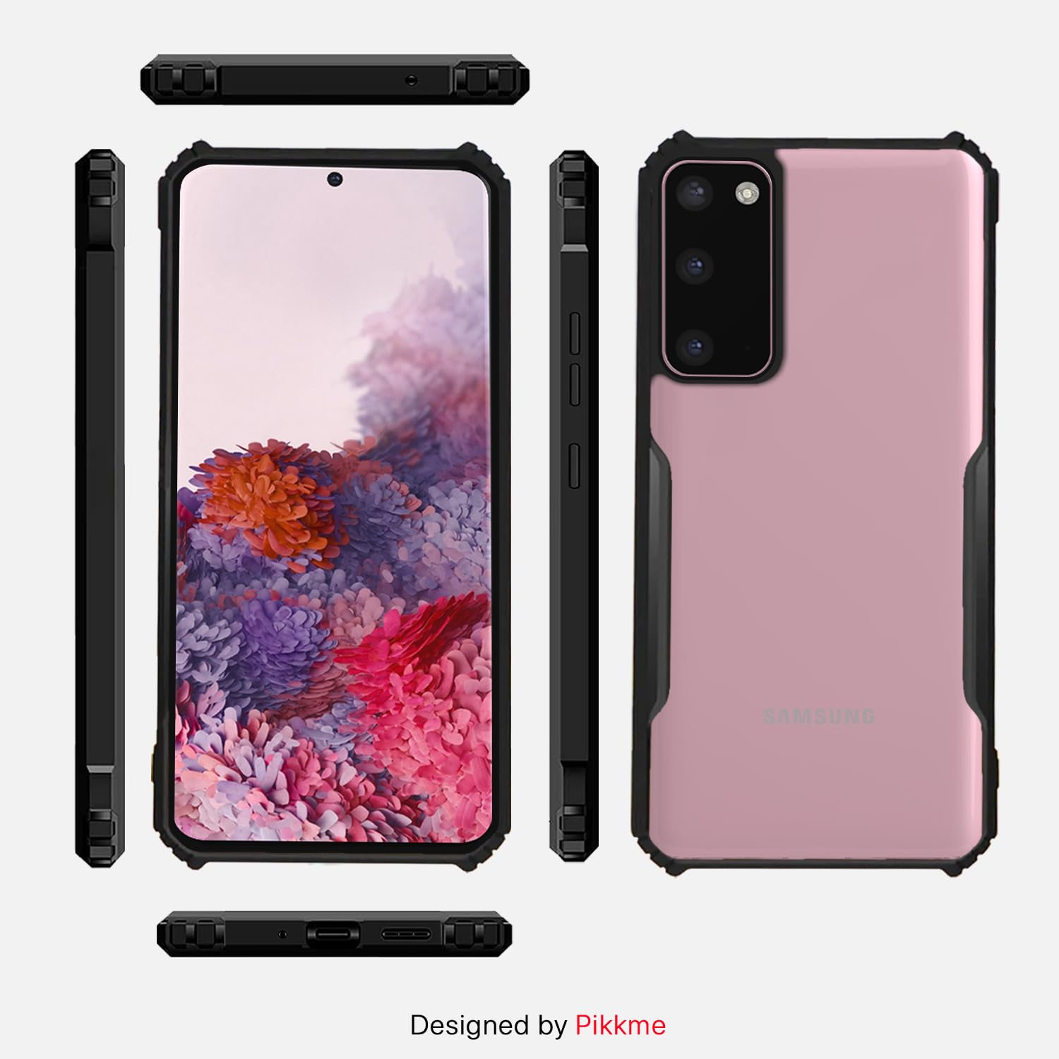Black mobile back cover for Samsung S20 FE/S20 FE 5G – Pikkme – photo 3