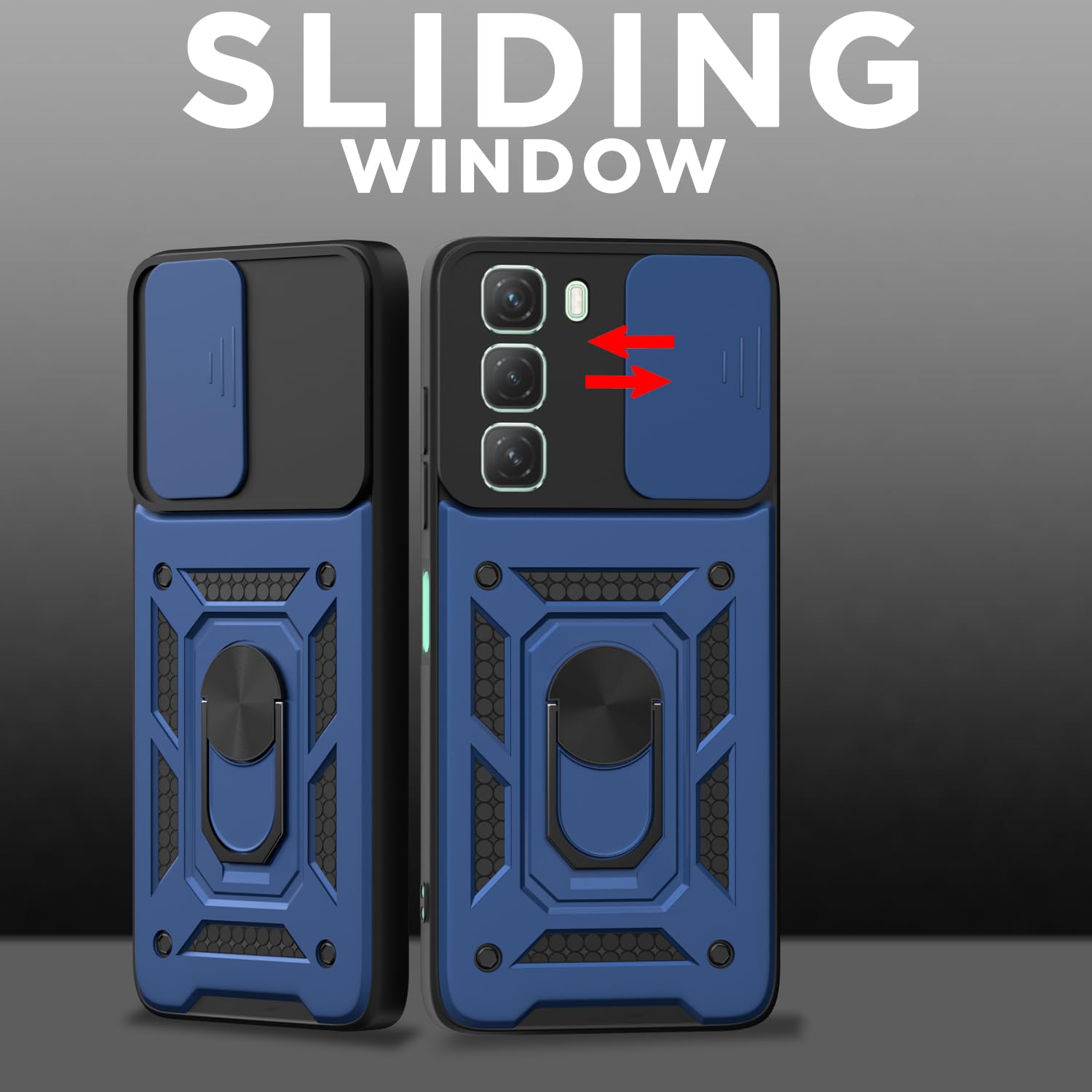 Blue phone cover for Infinix Hot 50 5G/360 – Pikkme – photo 2