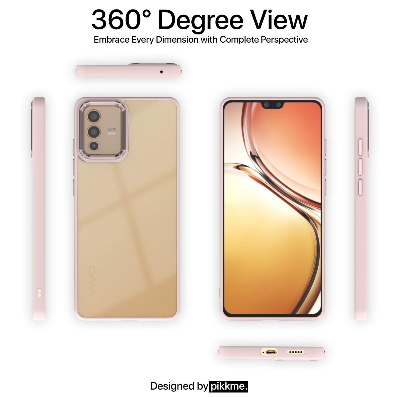 Pikkme Vivo V23 Camring Back Cover (Face)