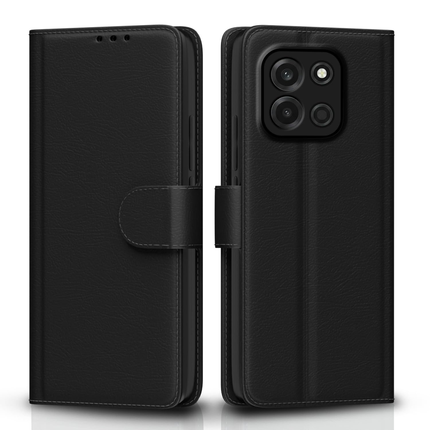 Pikkme black mobile flip cover for OnePlus Nord 6 5G