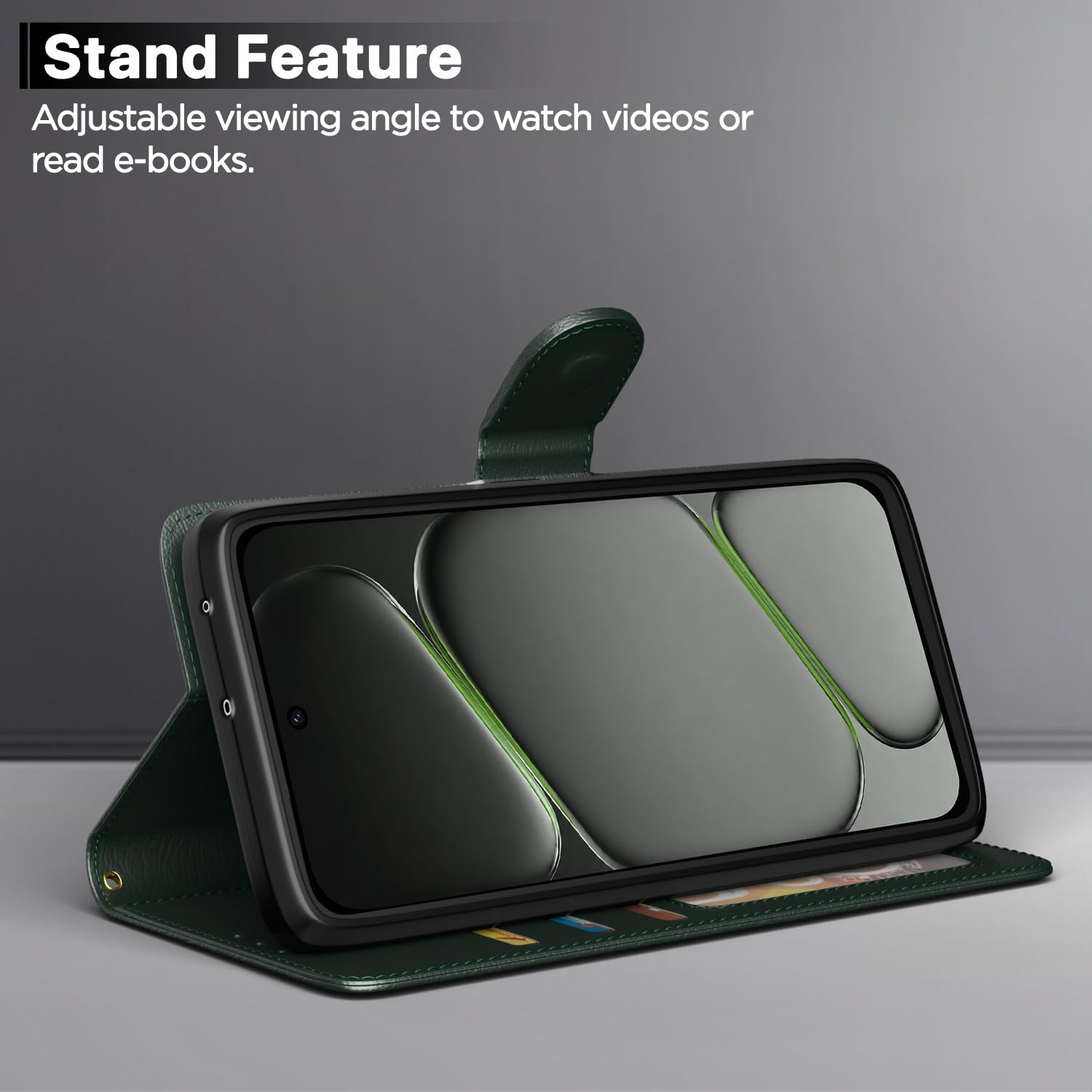 Green Wallet flip case for OnePlus N6 5G – Pikkme – photo 3