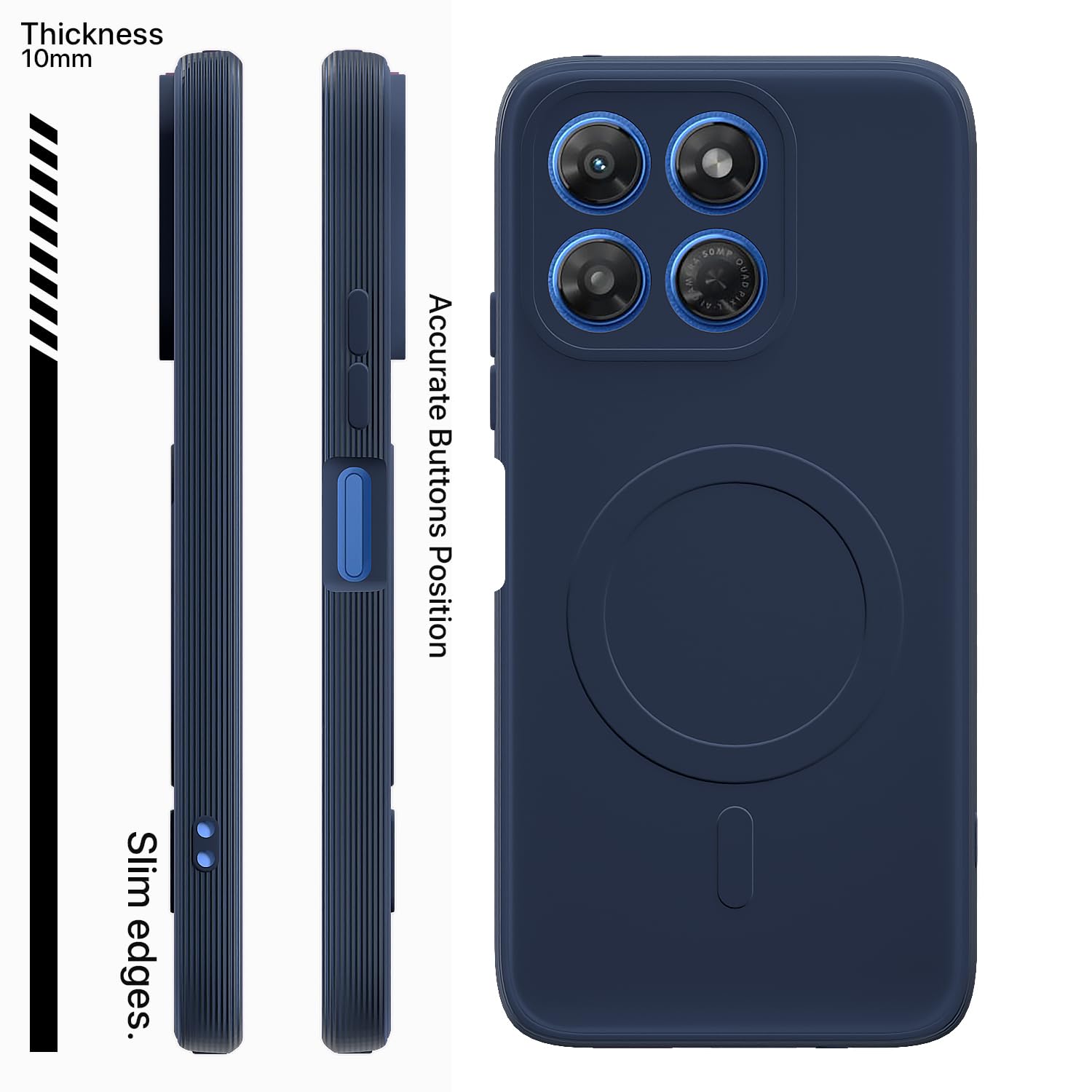 Pikkme Moto G37 Power 5G blue mobile cover – photo 3
