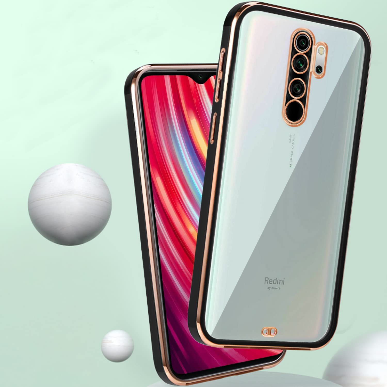Pikkme Redmi Note 8 Pro Chrome black back cover – photo 4