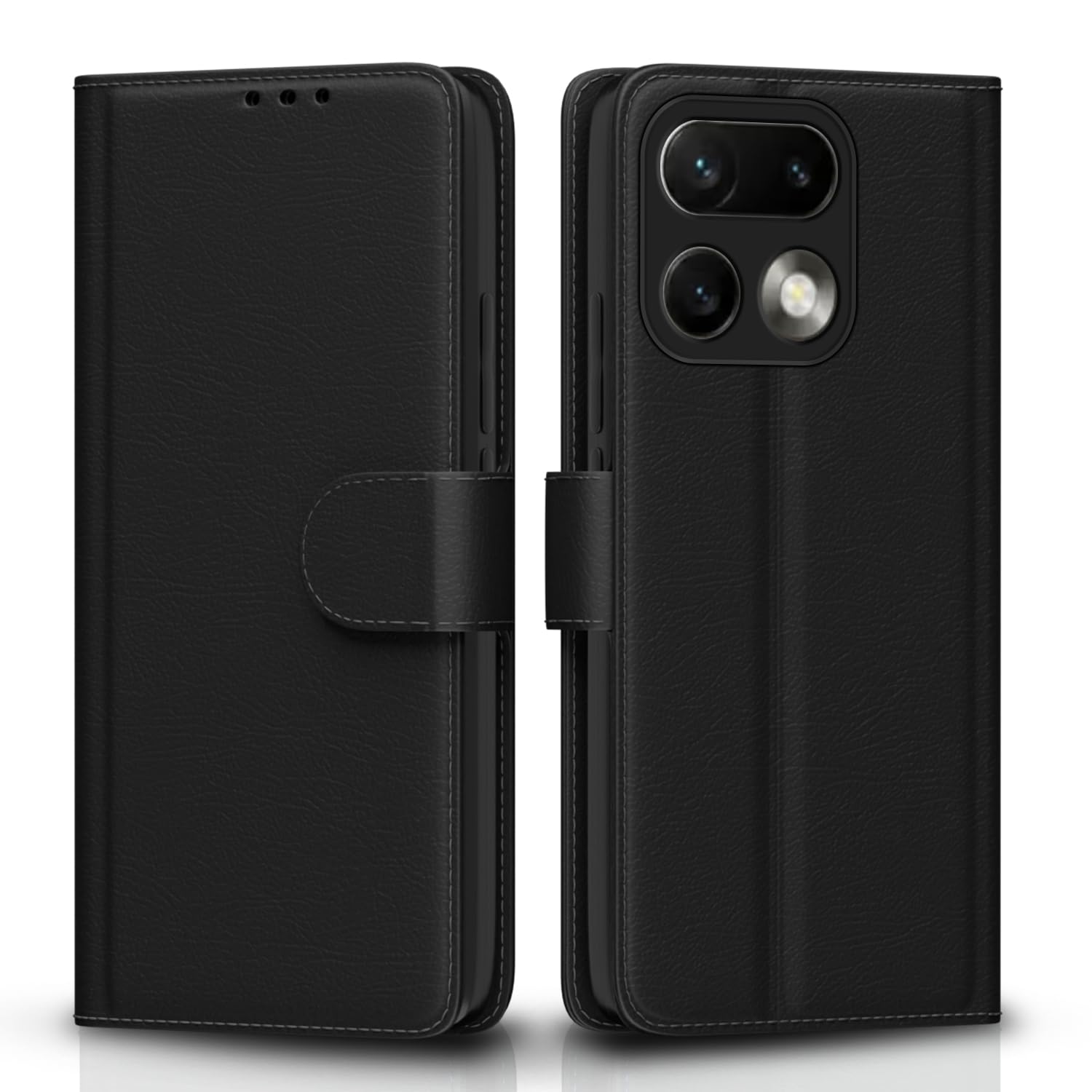 Pikkme black Wallet flip case for Realme 16 Pro 5G