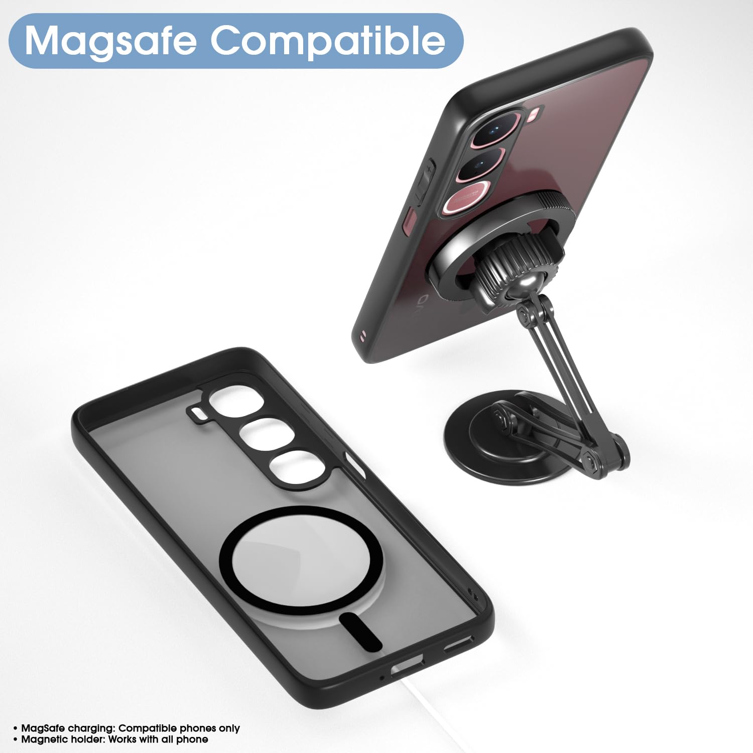 Black smoke mag-safe phone cover for Vivo Y31 5G – Pikkme – photo 7