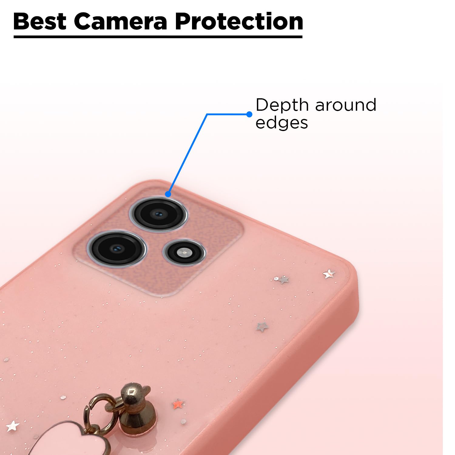 Pikkme pink Chain mobile cover for Redmi 12 5G – photo 6