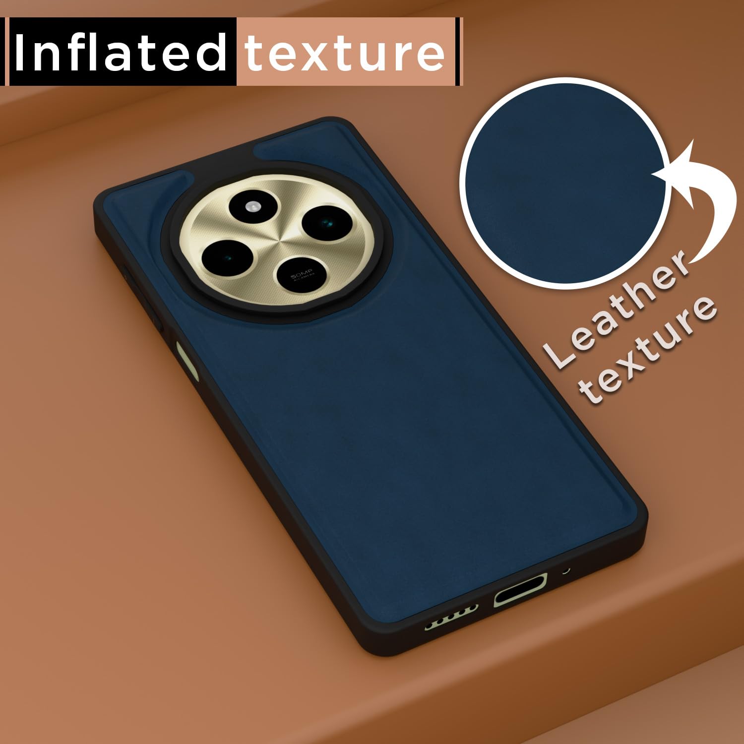Pikkme Redmi A4/14C/Poco C75 5G blue phone cover – photo 2