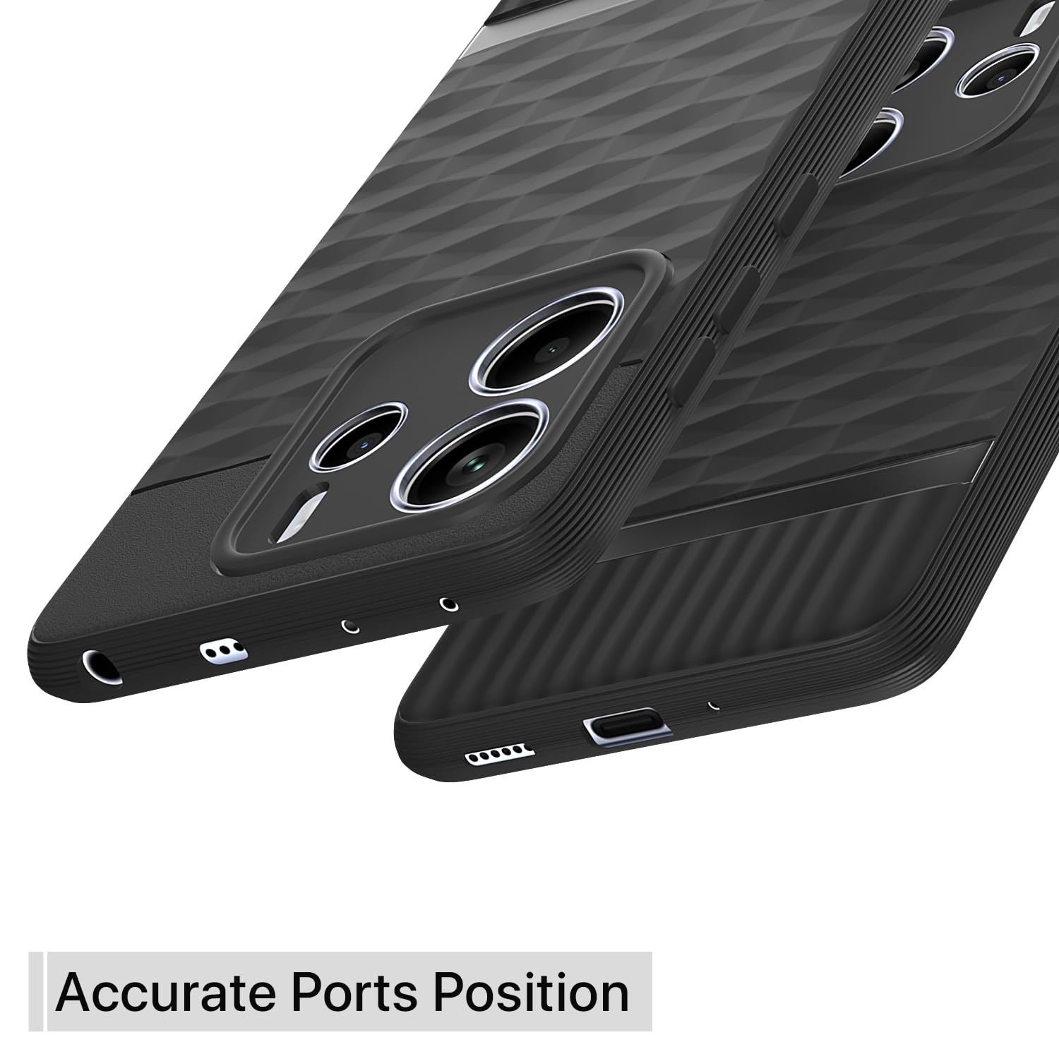 Pikkme Redmi Note 14 5G Gencase Back Cover (Black)