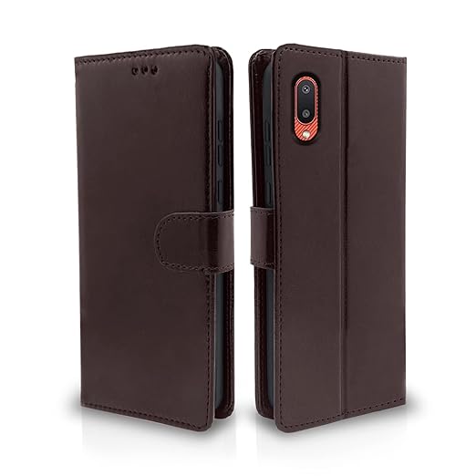 Pikkme Samsung Galaxy M02 coffee Flip Cover