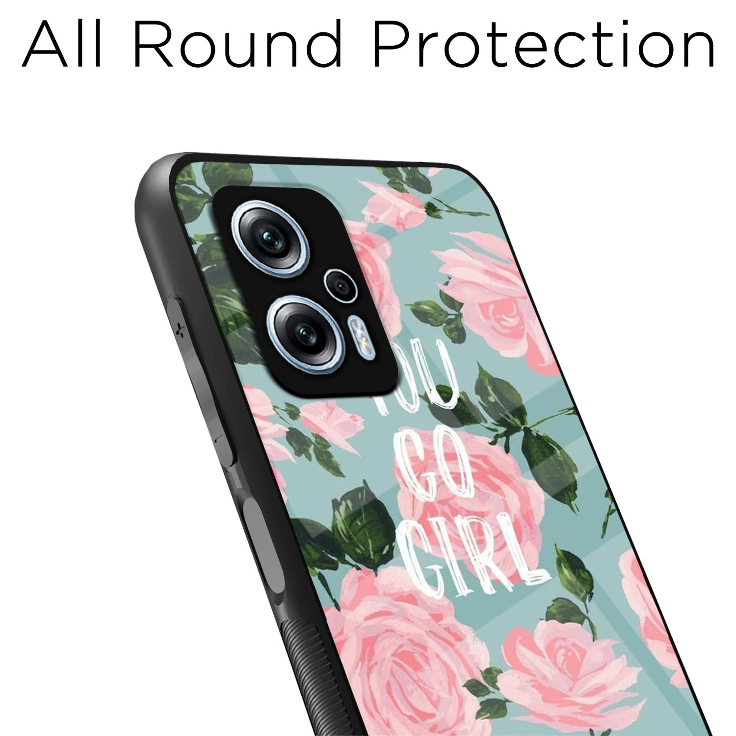 Redmi K50i 5G Flower mobile back cover by Pikkme – photo 7