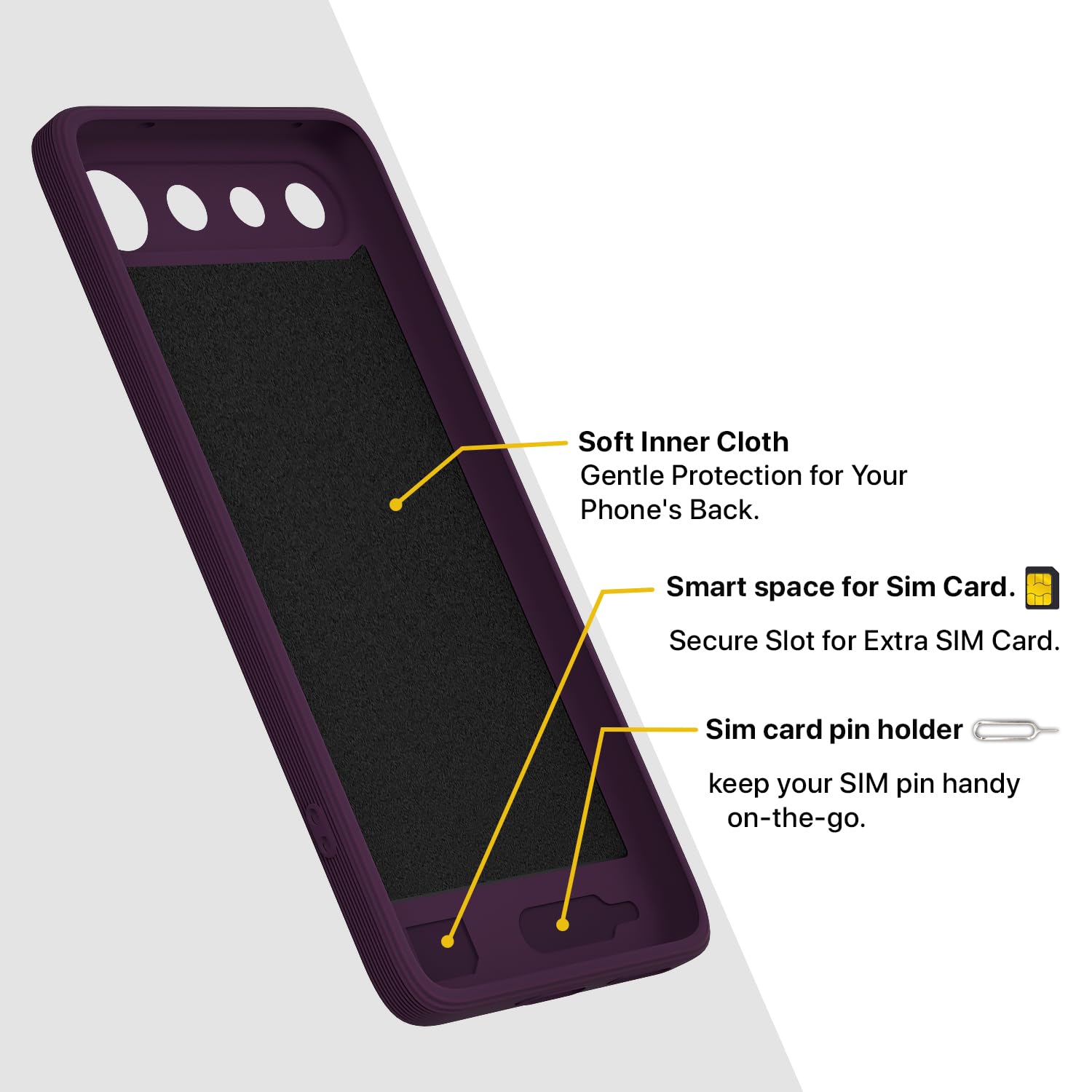 Realme 16 5G MagSafe back cover in purple by Pikkme – photo 6