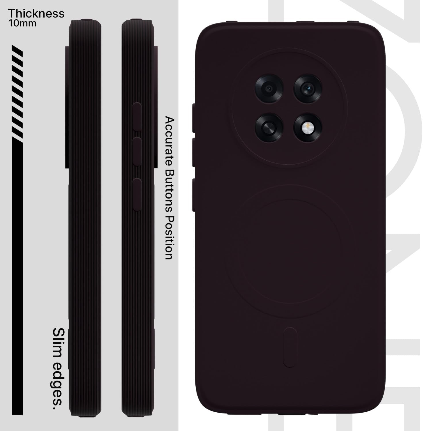 Purple MagSafe back cover for Oppo F31 Pro Plus 5G – Pikkme – photo 3