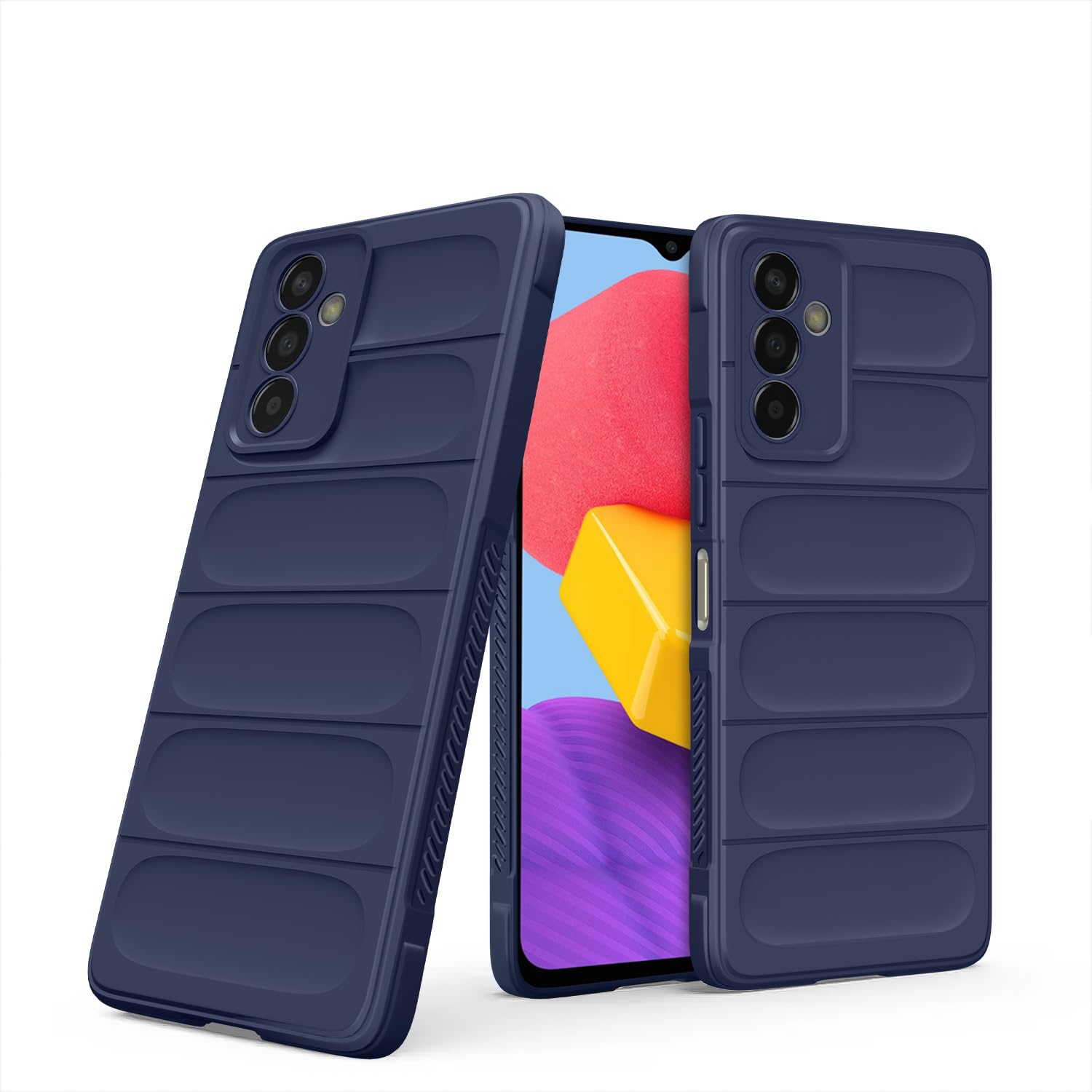 Pikkme blue mobile back cover for Samsung M13 4G