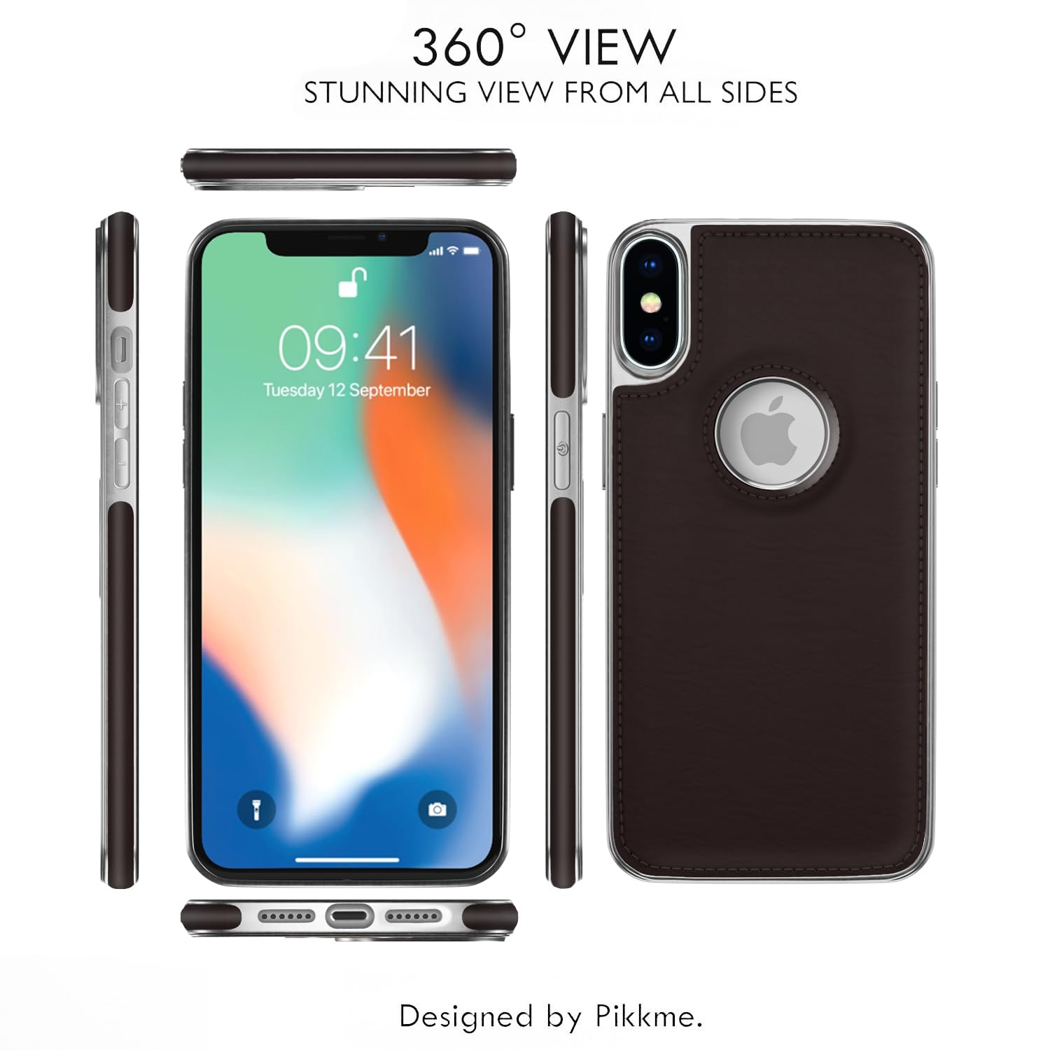 Pikkme chrome coffee back cover for iPhone X/XS – photo 4