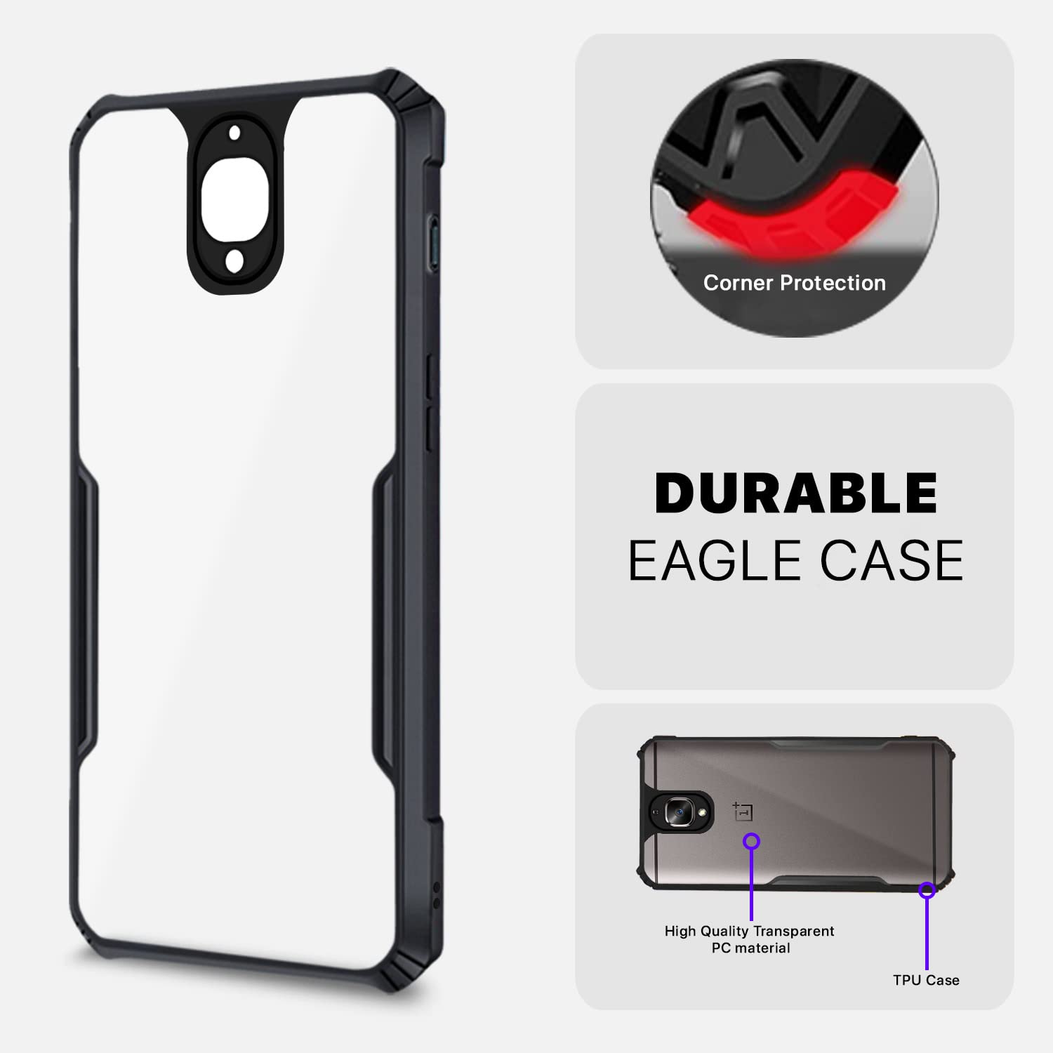 Pikkme OnePlus 3T black mobile back cover – photo 5