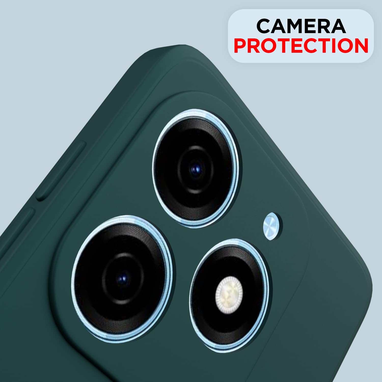 Pikkme TECNO Spark Go 2024 Liquid Silicone Back Cover (Green)